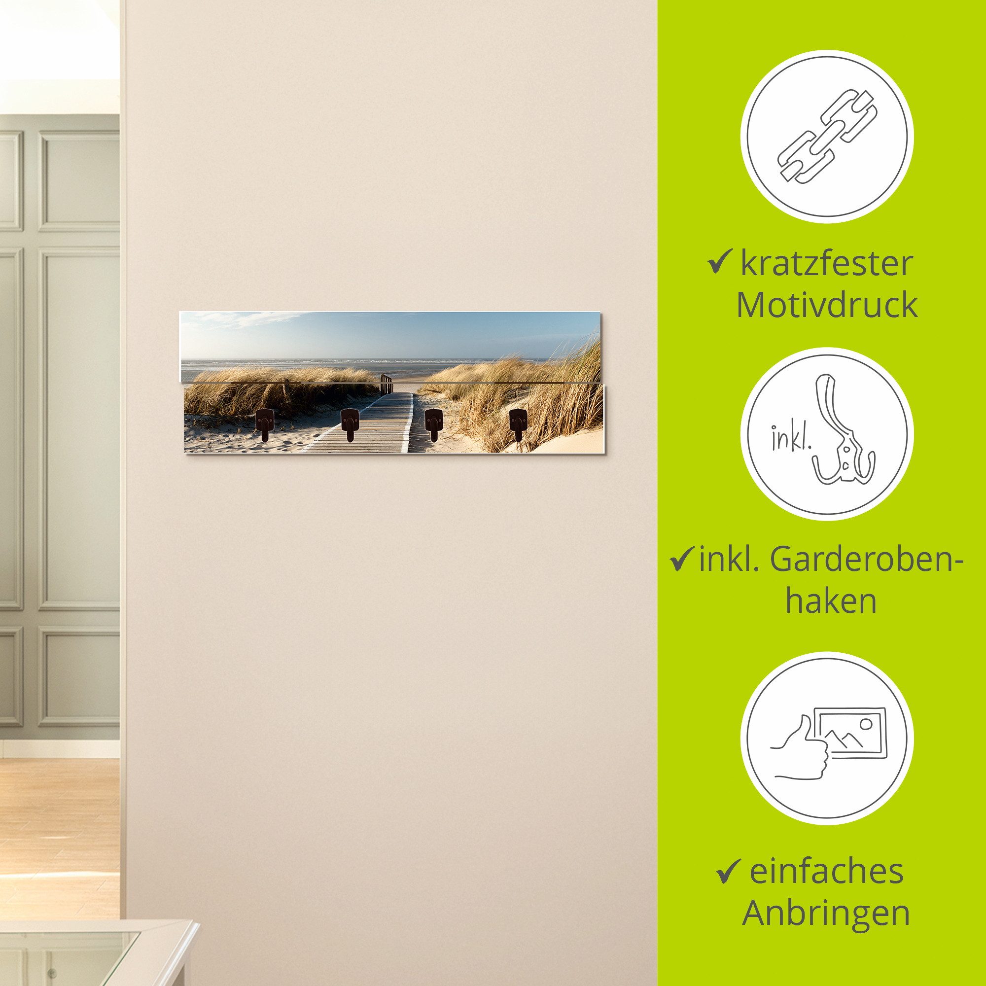 Artland Kapstok Noordzeestrand op Langeoog - pier