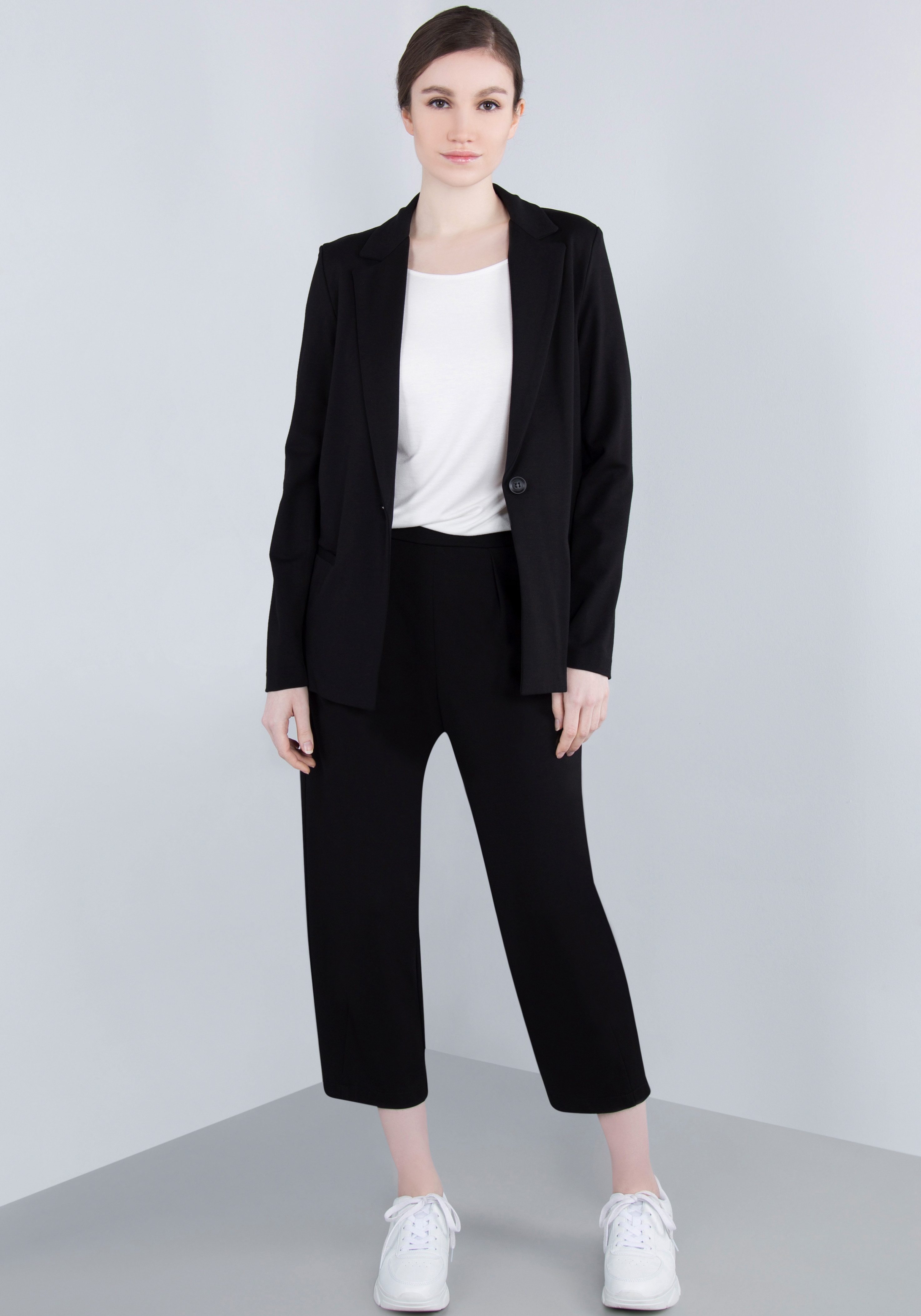 IMPERIAL Lange blazer met stretch