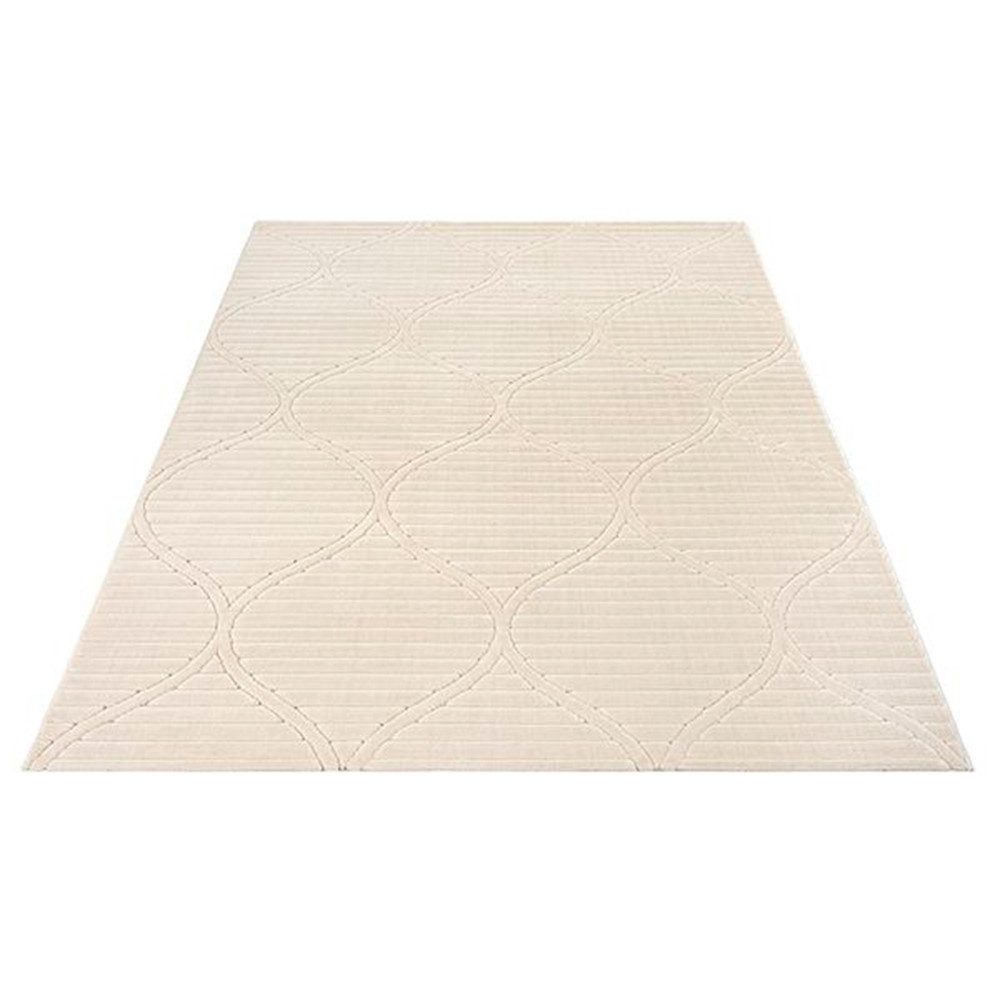 The carpet Vloerkleed Parma moderne woonkamer tapijt geschikt voor buiten, dichte pool