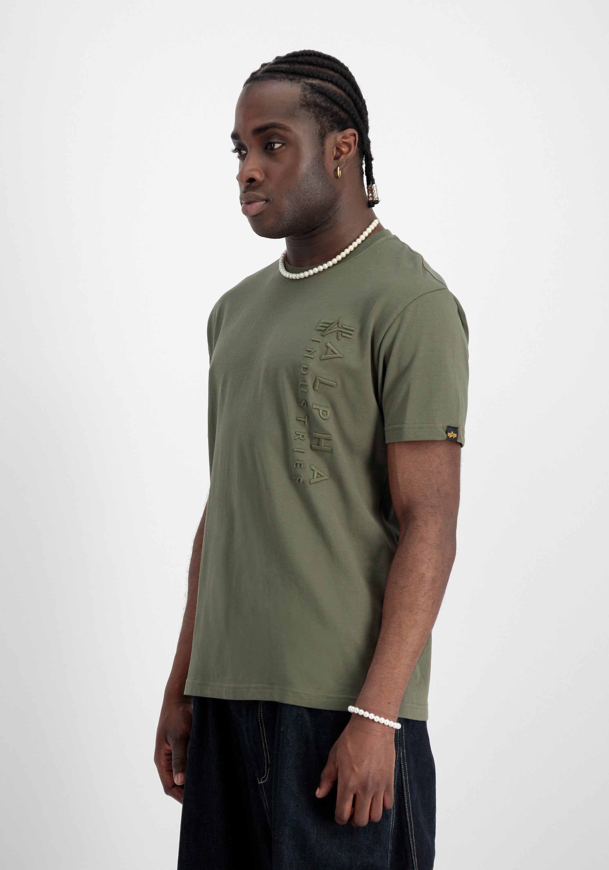 Alpha Industries T-shirt Men T-Shirts Embroidery T-Shirt