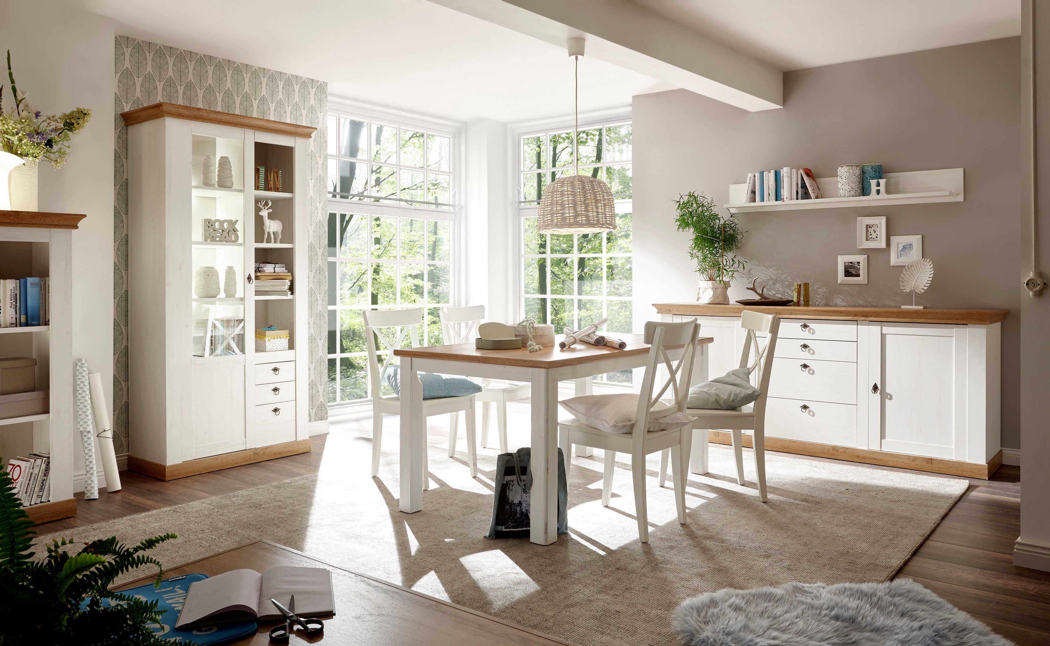 Home affaire Vitrinekast Cremona Hoogte 204 cm