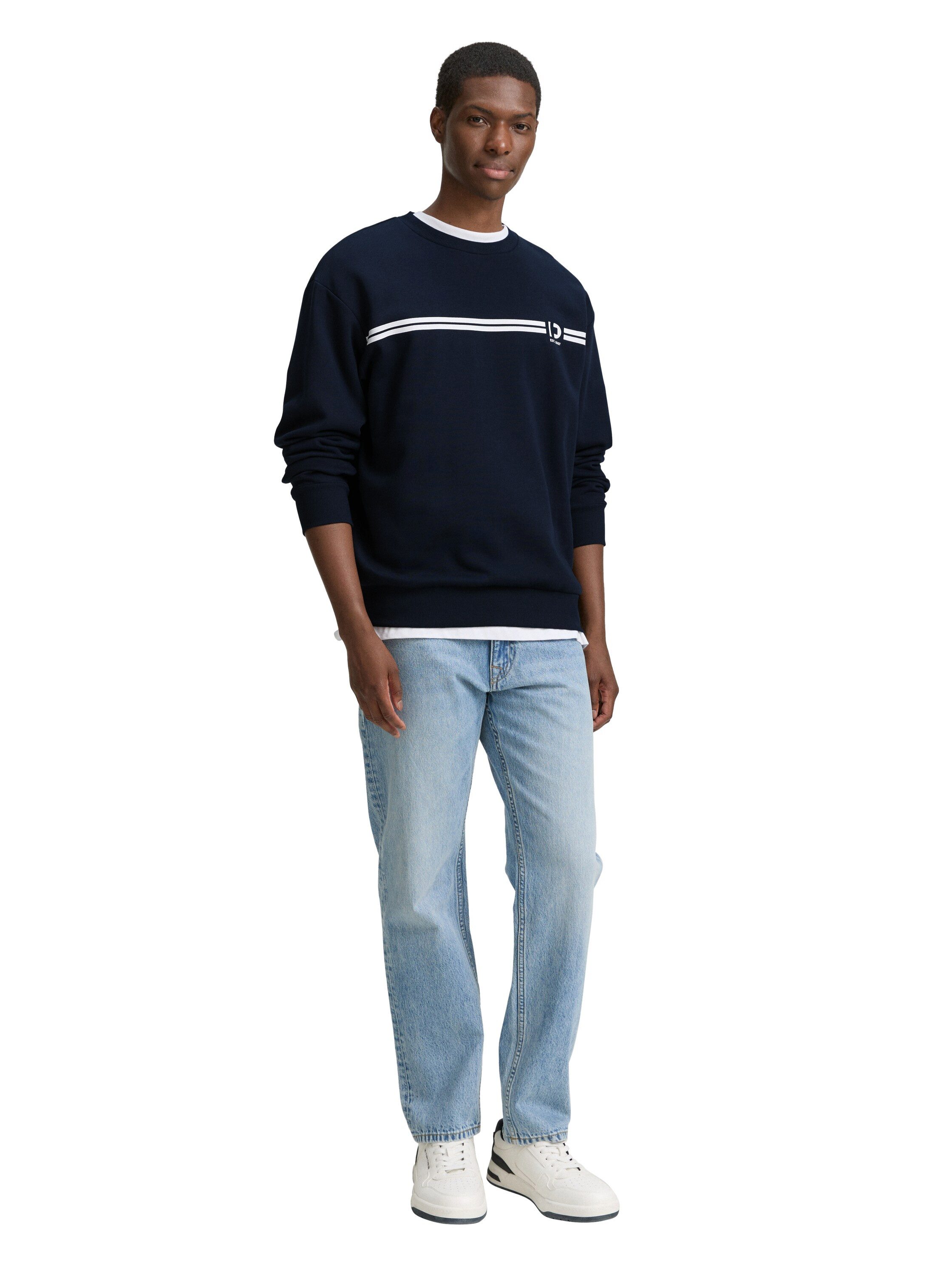 Tom Tailor Denim Sweatshirt met logoprint