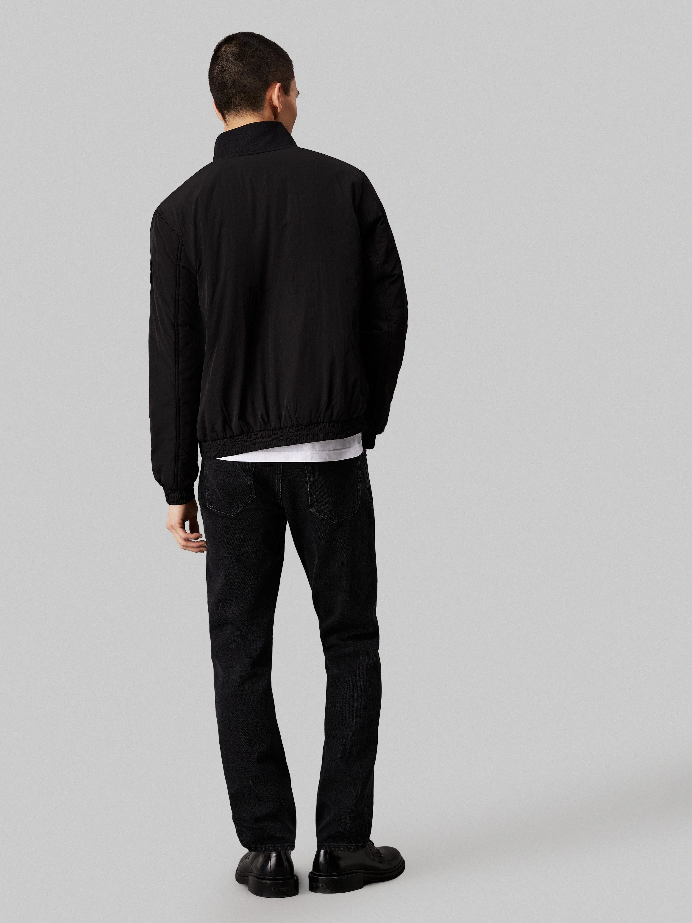 Calvin Klein Blouson PADDED HARRINGTON met gestempeld logo