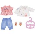 baby annabell poppenkleding little speeloutfit multicolor