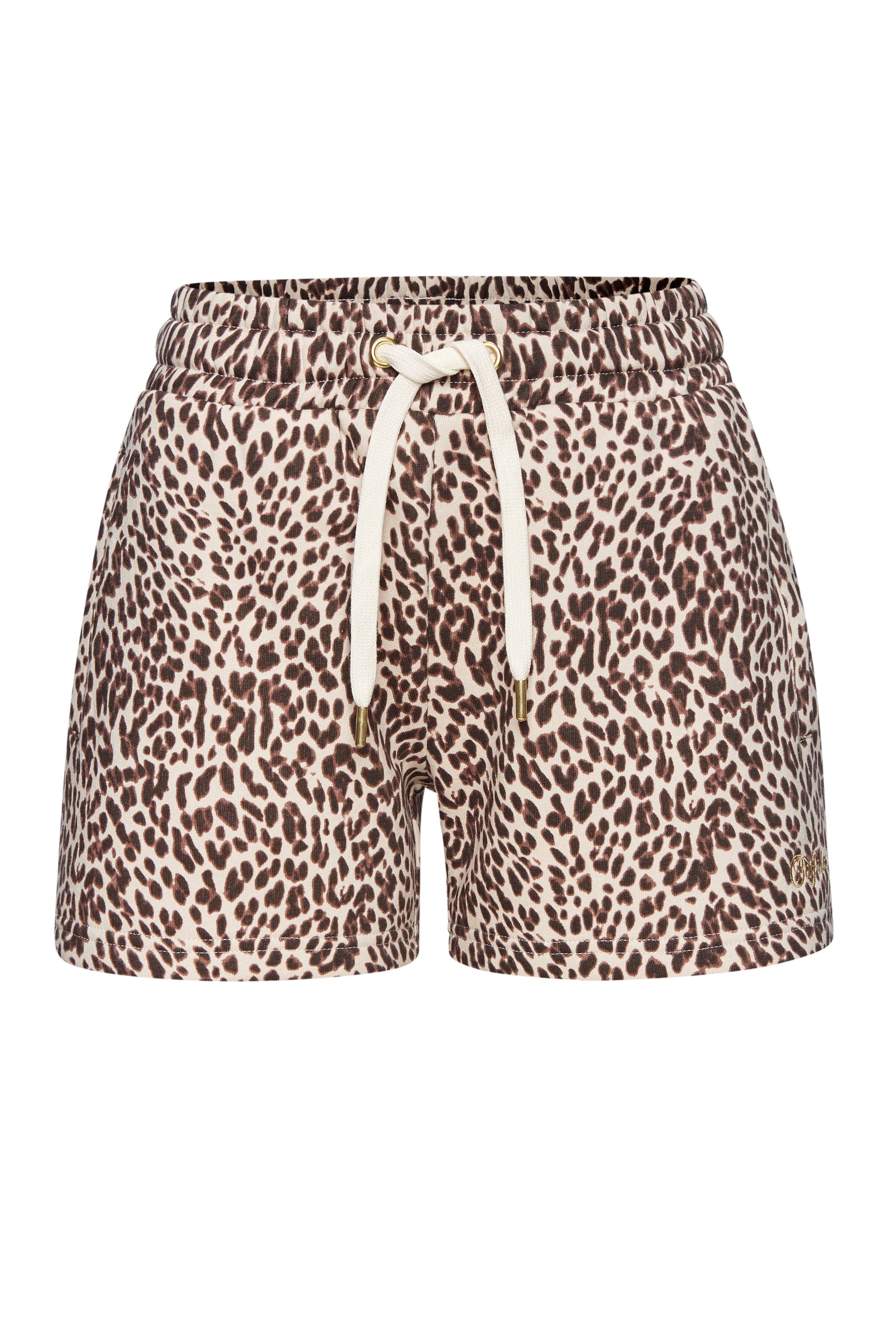 Buffalo Sweatshort met luxueus logoborduursel