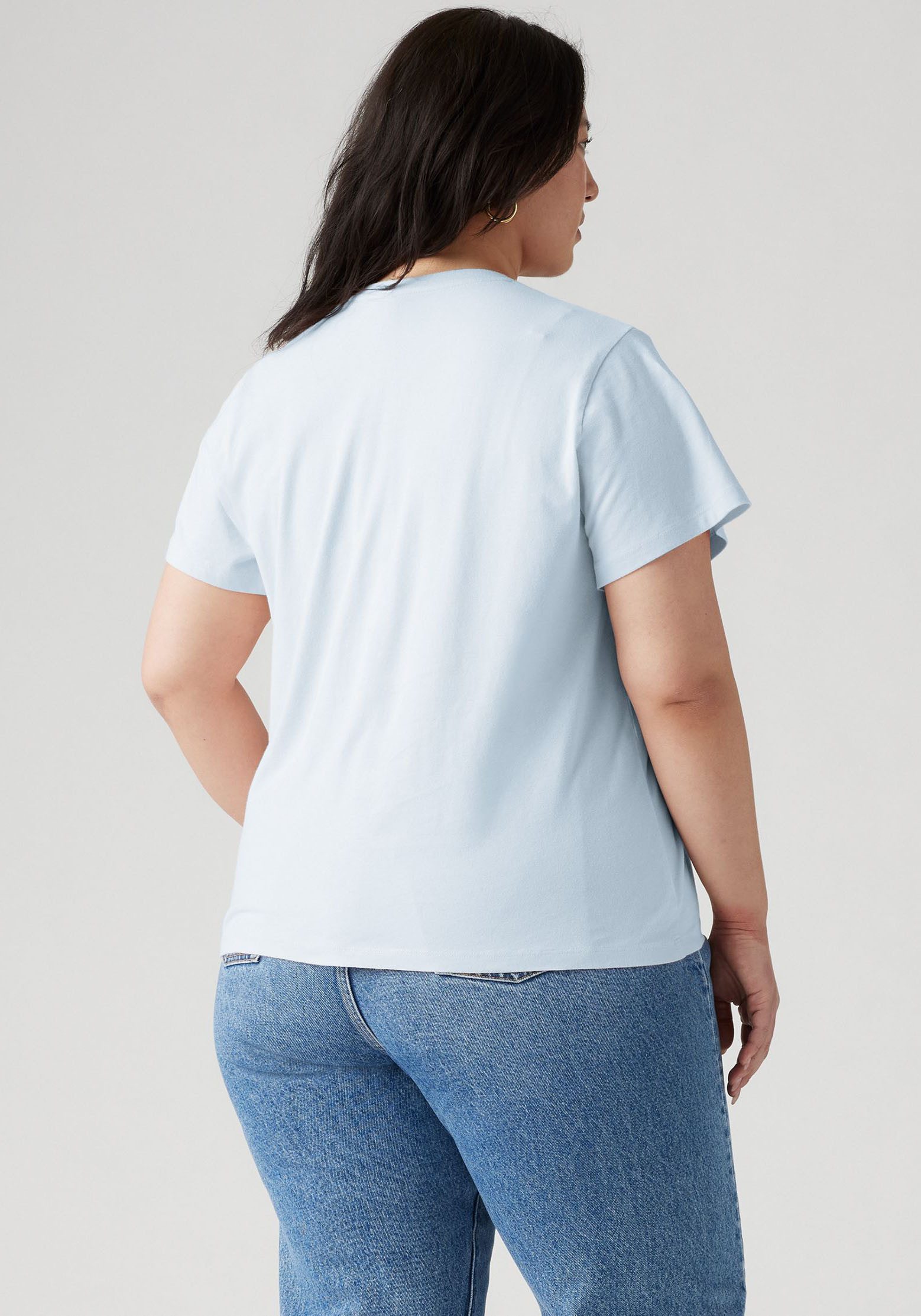 Levi's® Plus T-shirt PL THE PERFECT met logoborduursel