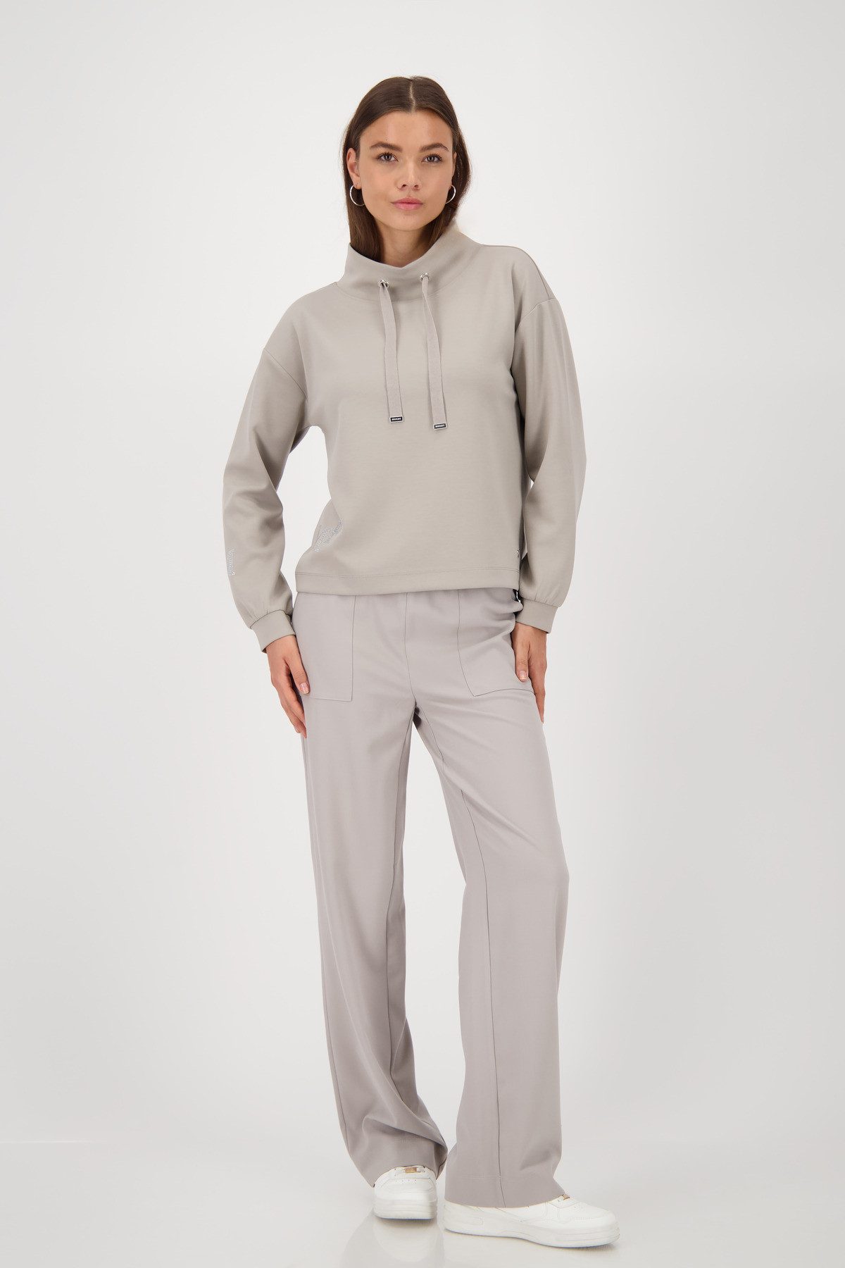 Monari Sweatshirt met sieraaddetail