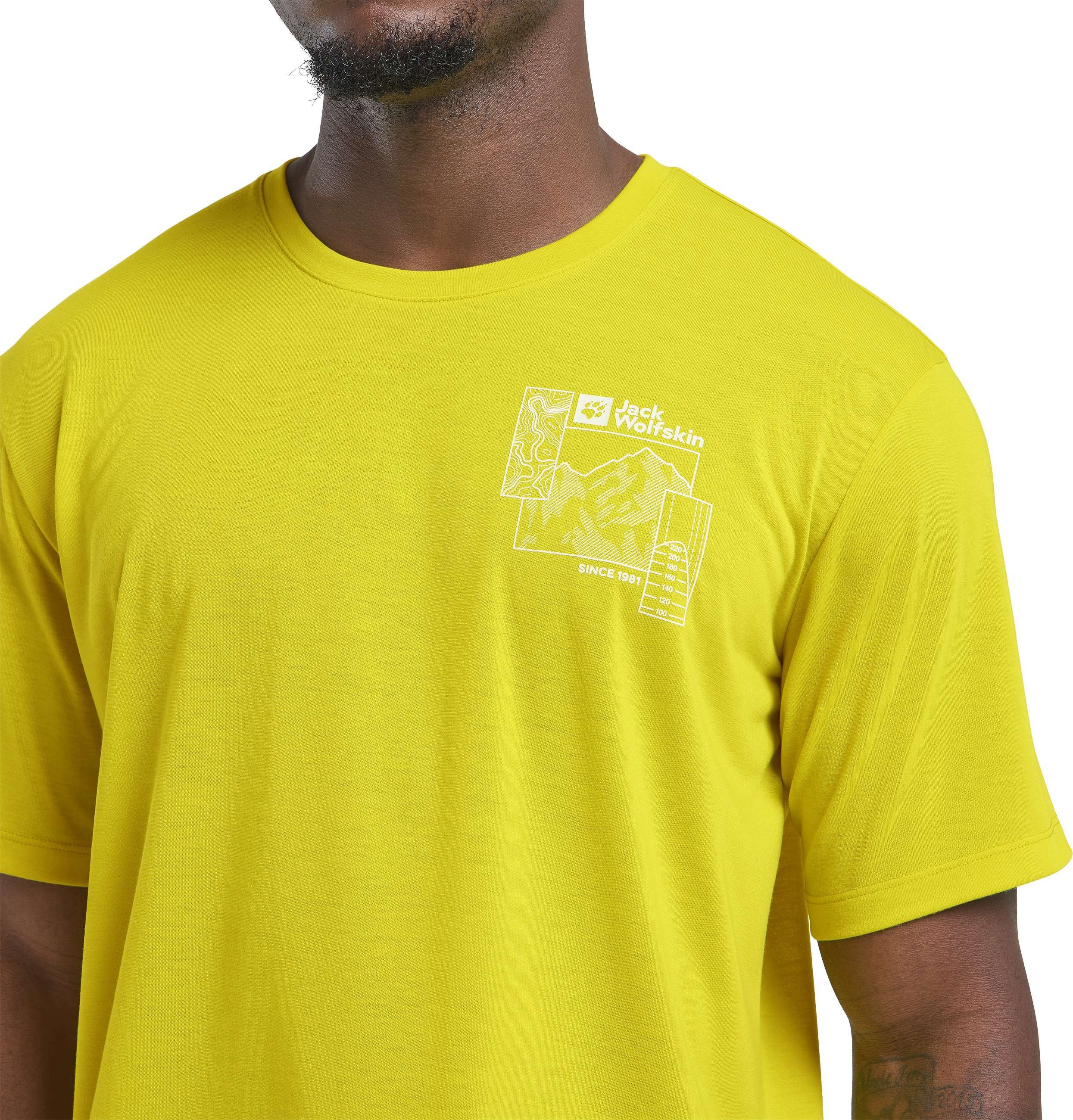 Jack Wolfskin T-shirt VONNAN GRAPHIC T M