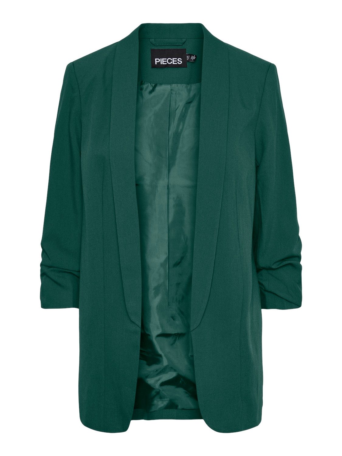 pieces Blouseblazer PCBOSELLA 3/4 BLAZER NOOS met plooidetail op de mouw