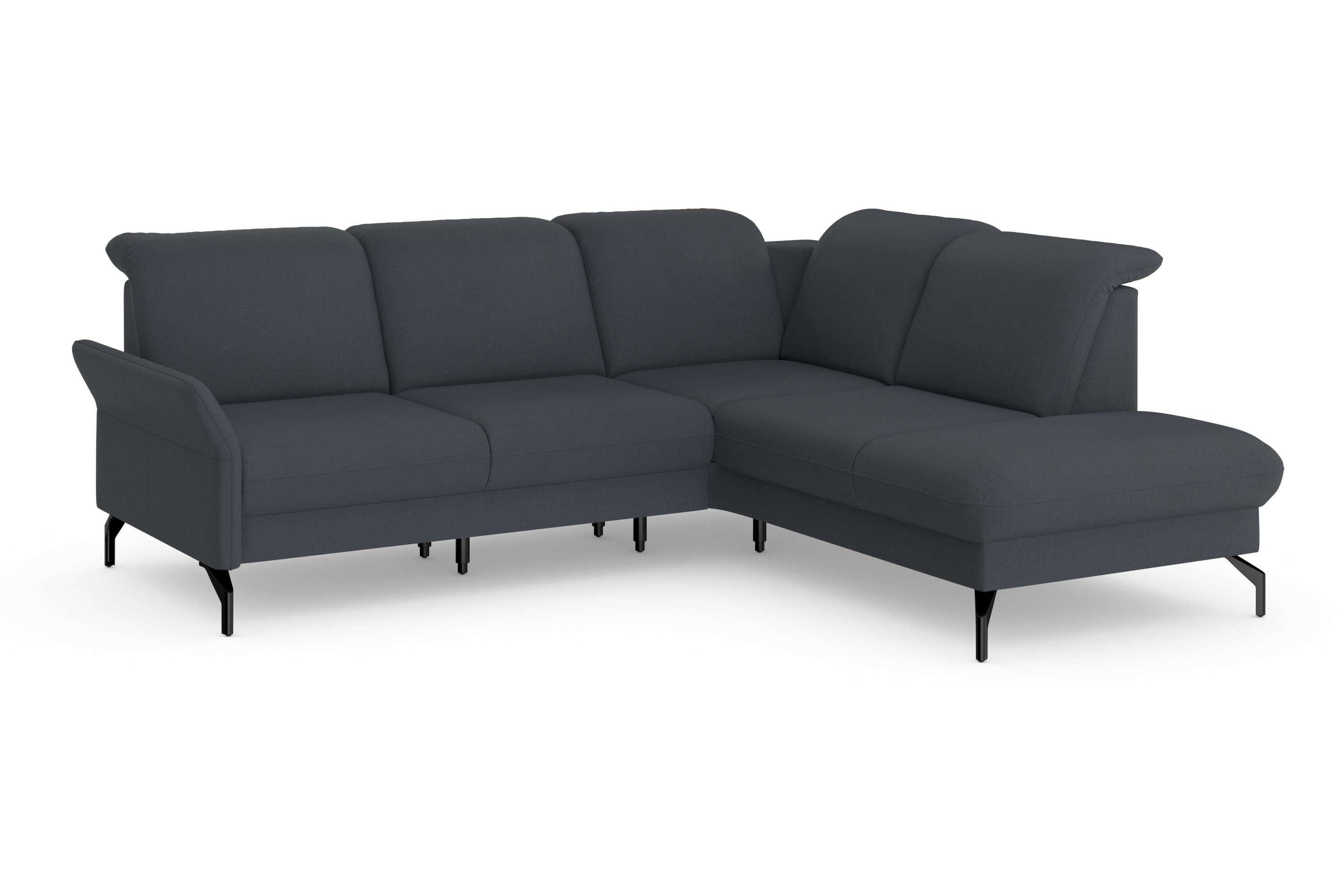 sit&more Hoekbank Fashion L-vorm naar keuze met verstelbare hoofdsteun en uittrekzitting, motorisch