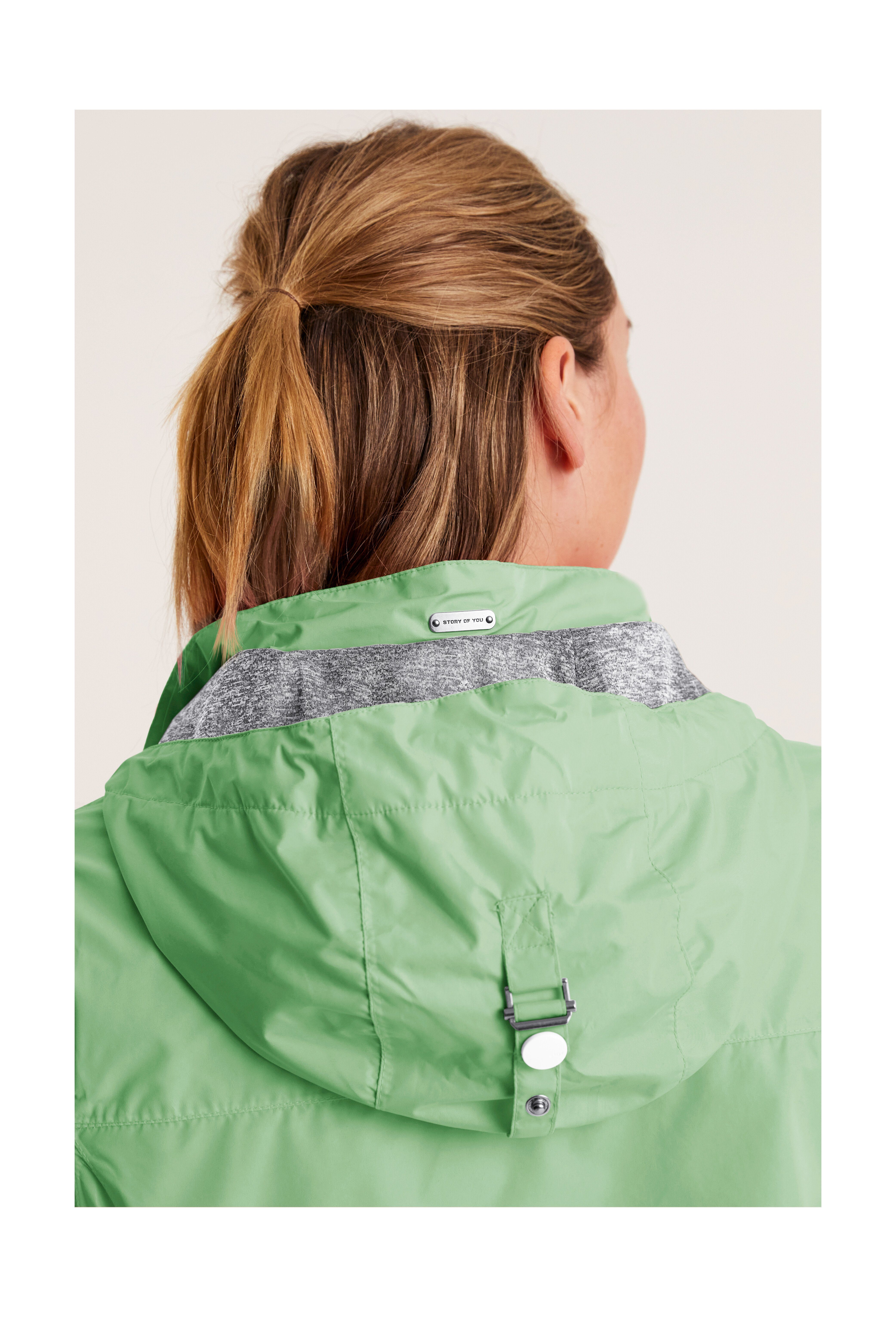 STOY Outdoorjack STS 11 WMN JCKT Waterdichte, ademende STOY-jas met afneembare capuchon