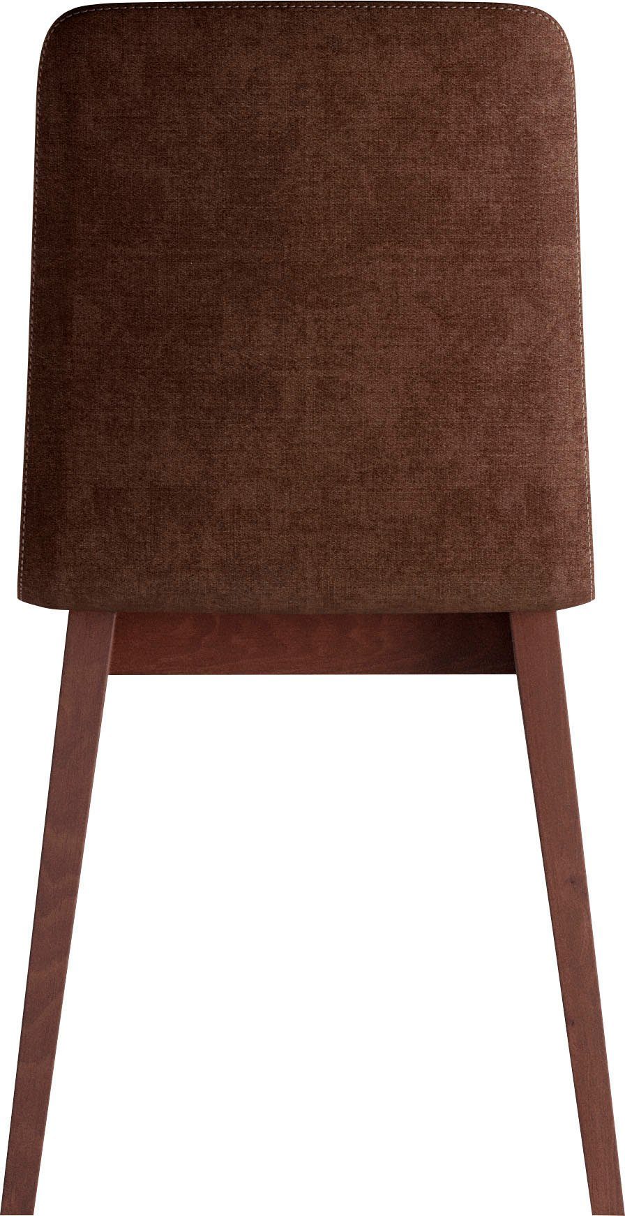 INOSIGN Stoel Sandy met verschillende stoelpootkleuren en kleurvarianten, zithoogte 47 cm (2 stuks)