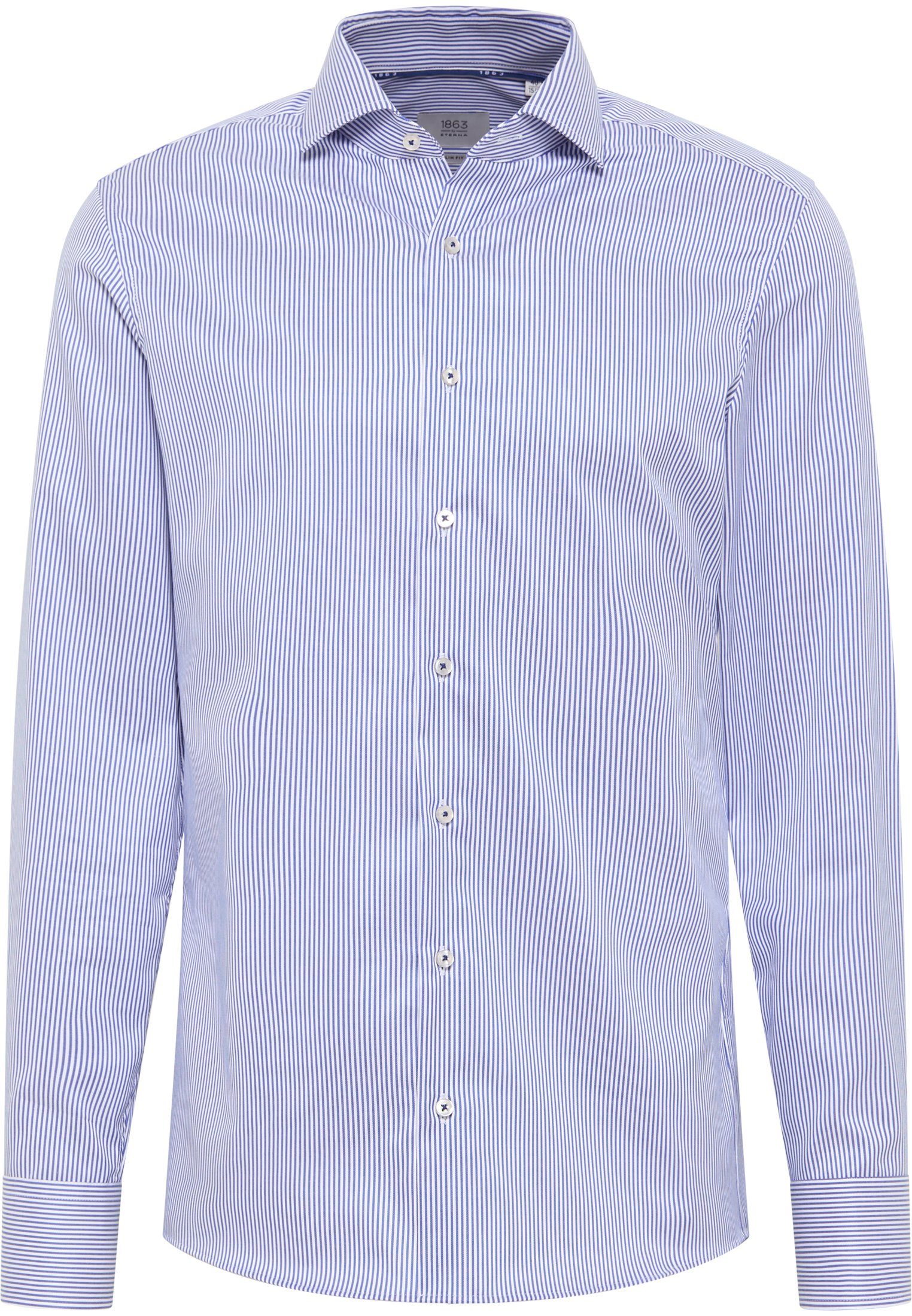 Eterna Overhemd met lange mouwen Slim fit NON IRON (strijkvrij)
