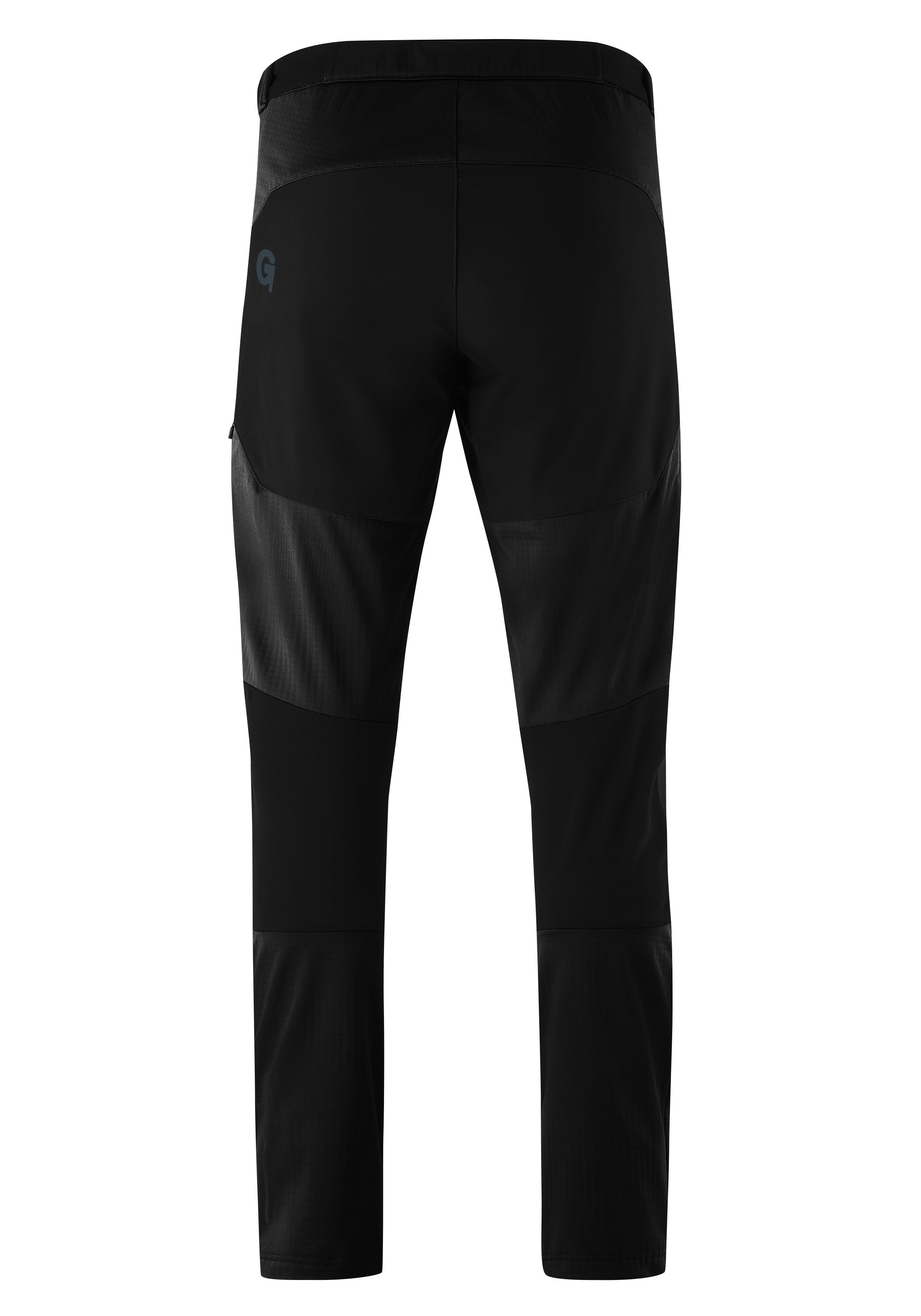 Gonso Fietsbroek Trail Pants Softshell M Heren softshell-fietspants, ademende MTB-broek zonder zitkussen