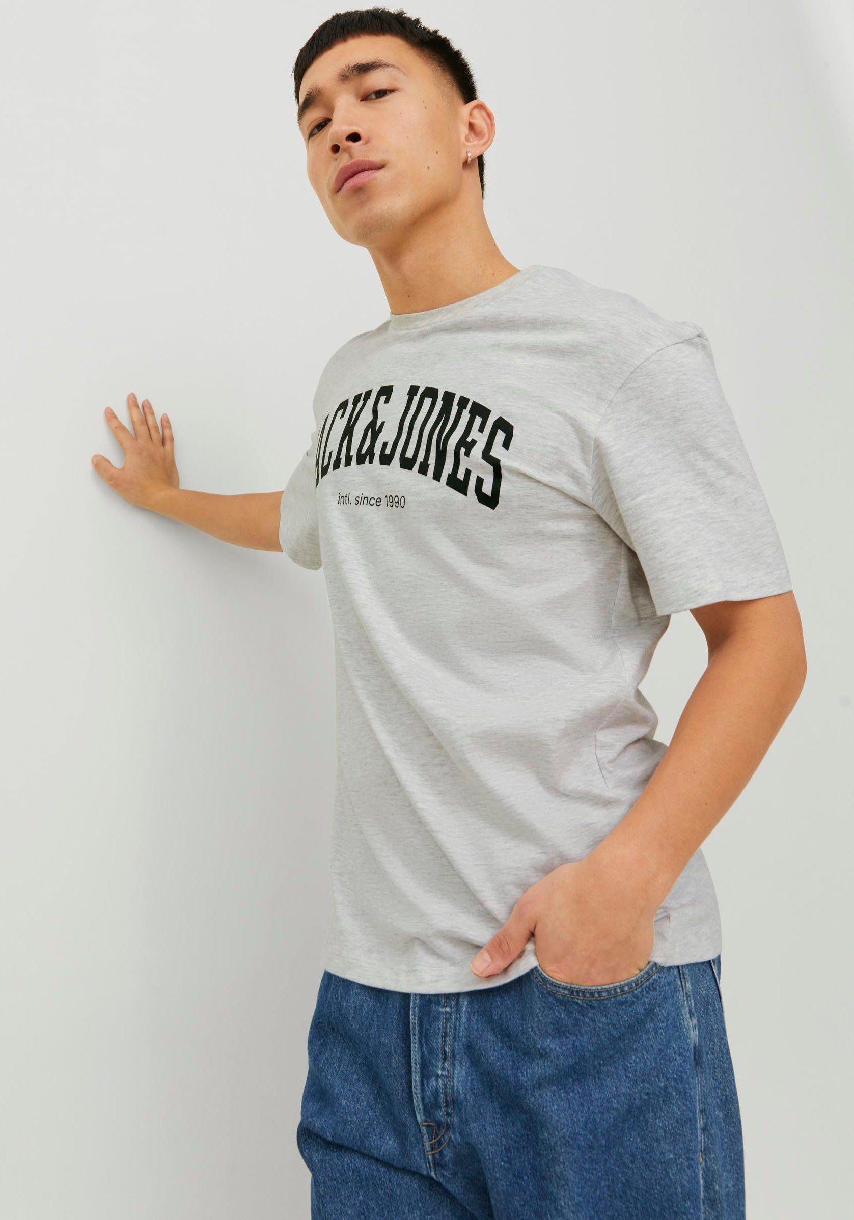 Jack & Jones Shirt met ronde hals JJEJOSH TEE SS CREW NECK NOOS