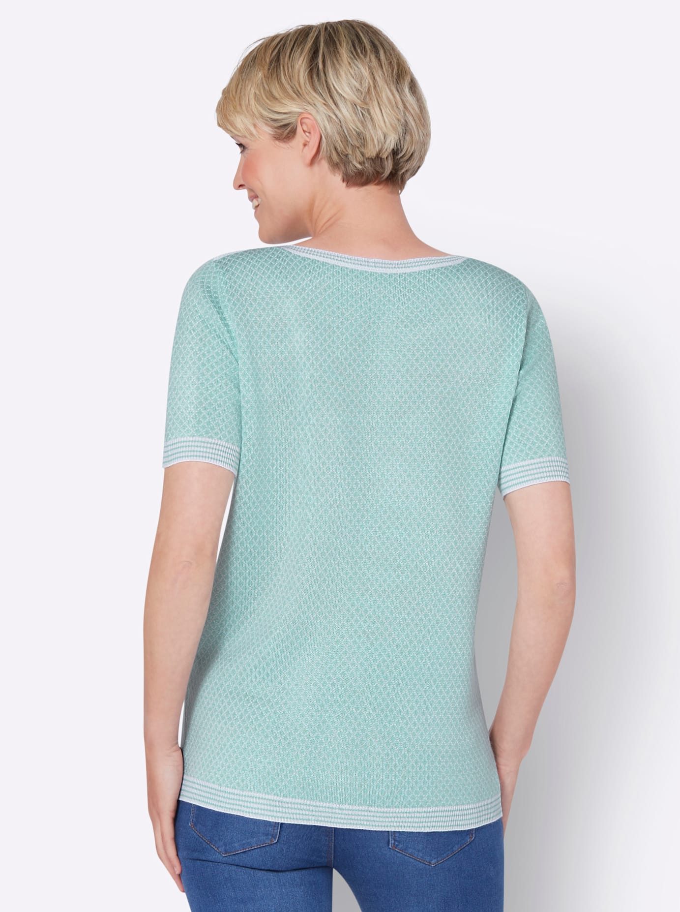 Classic Basics Trui met korte mouwen Trui met boothals