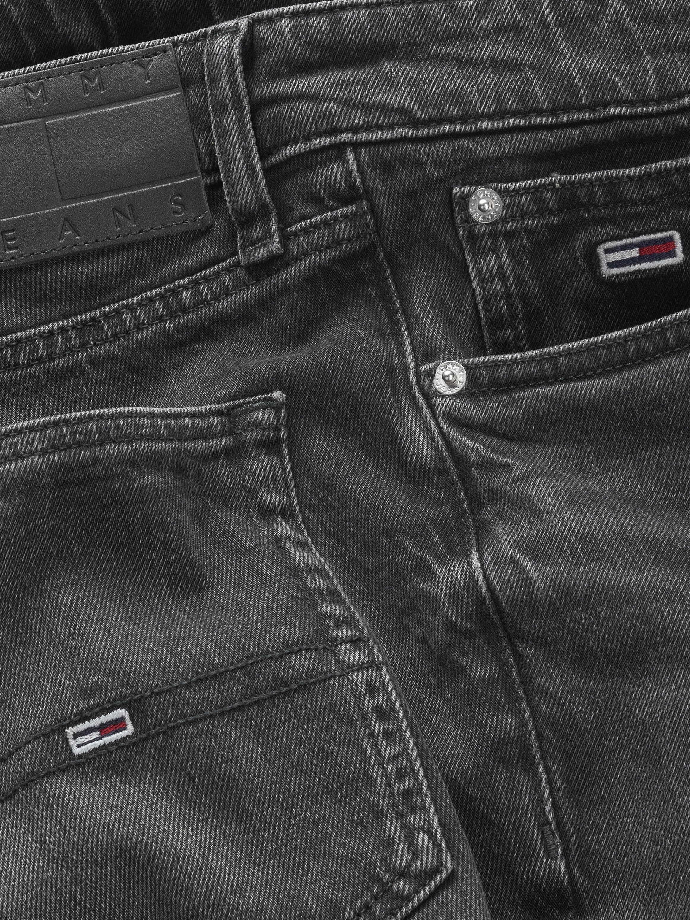 TOMMY JEANS Slim fit jeans Scanton Slim Denim met logoborduursels