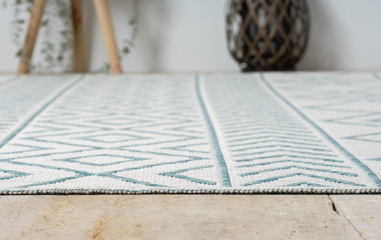 Myflair Möbel & Accessoires Vloerkleed Liva voorraadopruiming Omkeerbaar tapijt, ruitenmotief, geschikt voor buiten, balkon, terras
