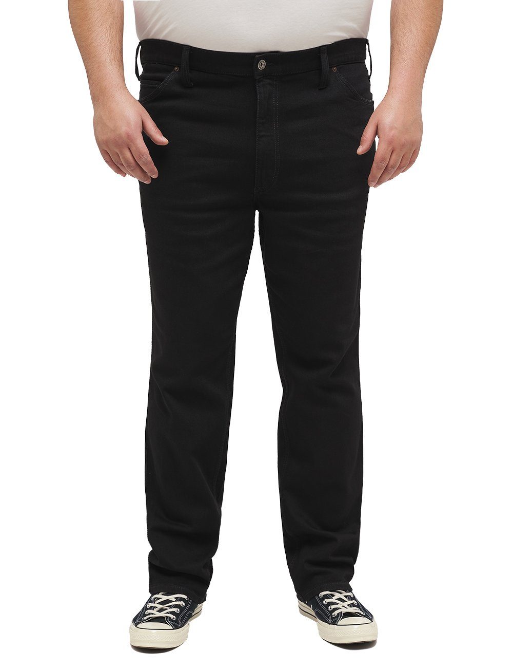 MUSTANG Straight jeans Heren stijl Tramper recht Mustang Style Tramper Straight heren jeans maat 42 zwart