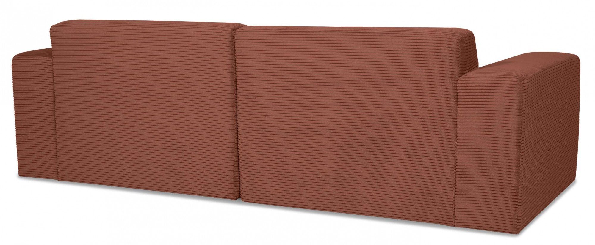 INOSIGN 3-zitsbank Koa, 228 cm, modulair bankstel in webstof, cord Designbank in corduroy, zachte lounge-zitcomfort