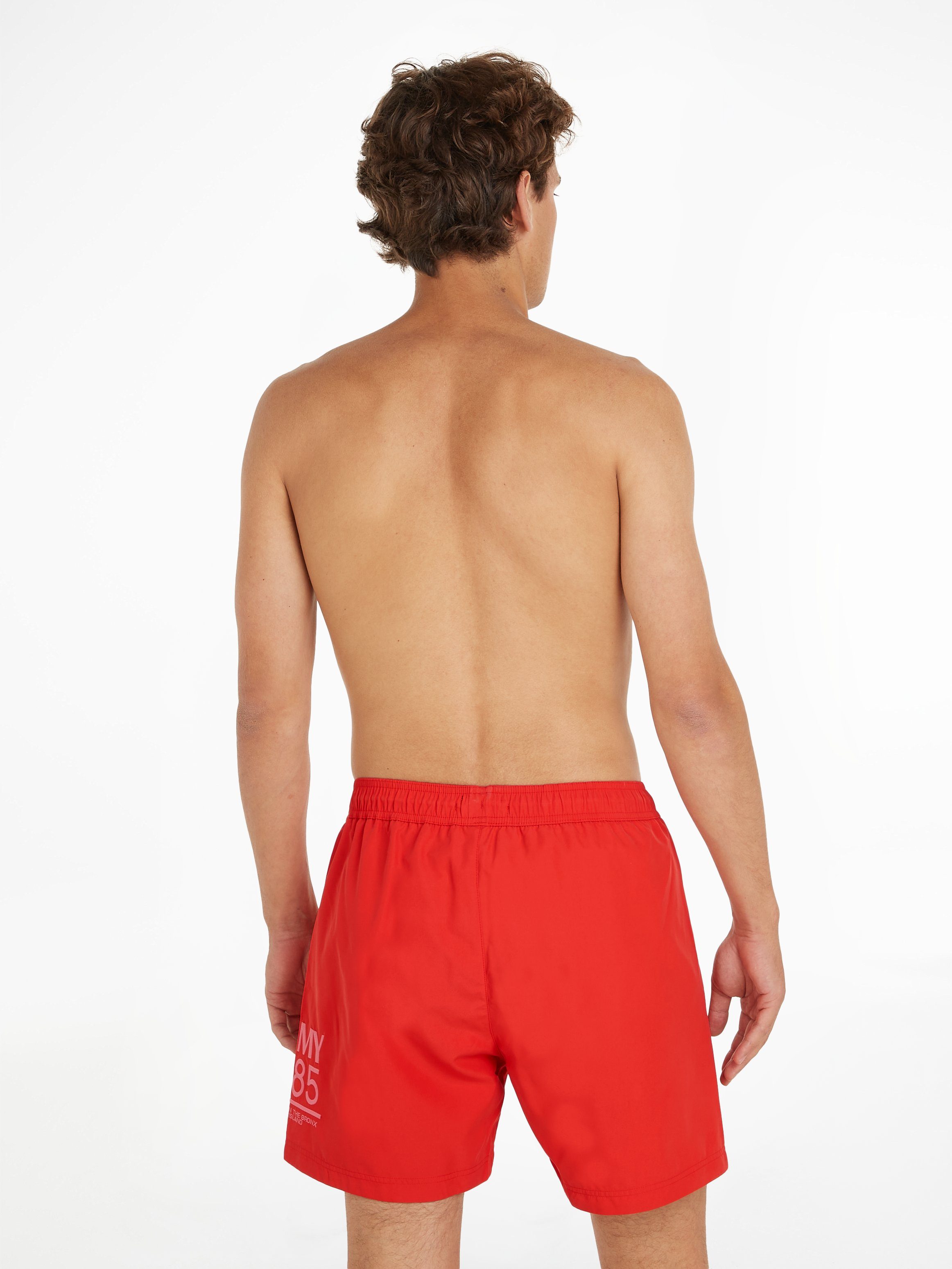 Tommy Hilfiger Swimwear Zwemshort SF MEDIUM DRAWSTRING met iconische logo-inscriptie