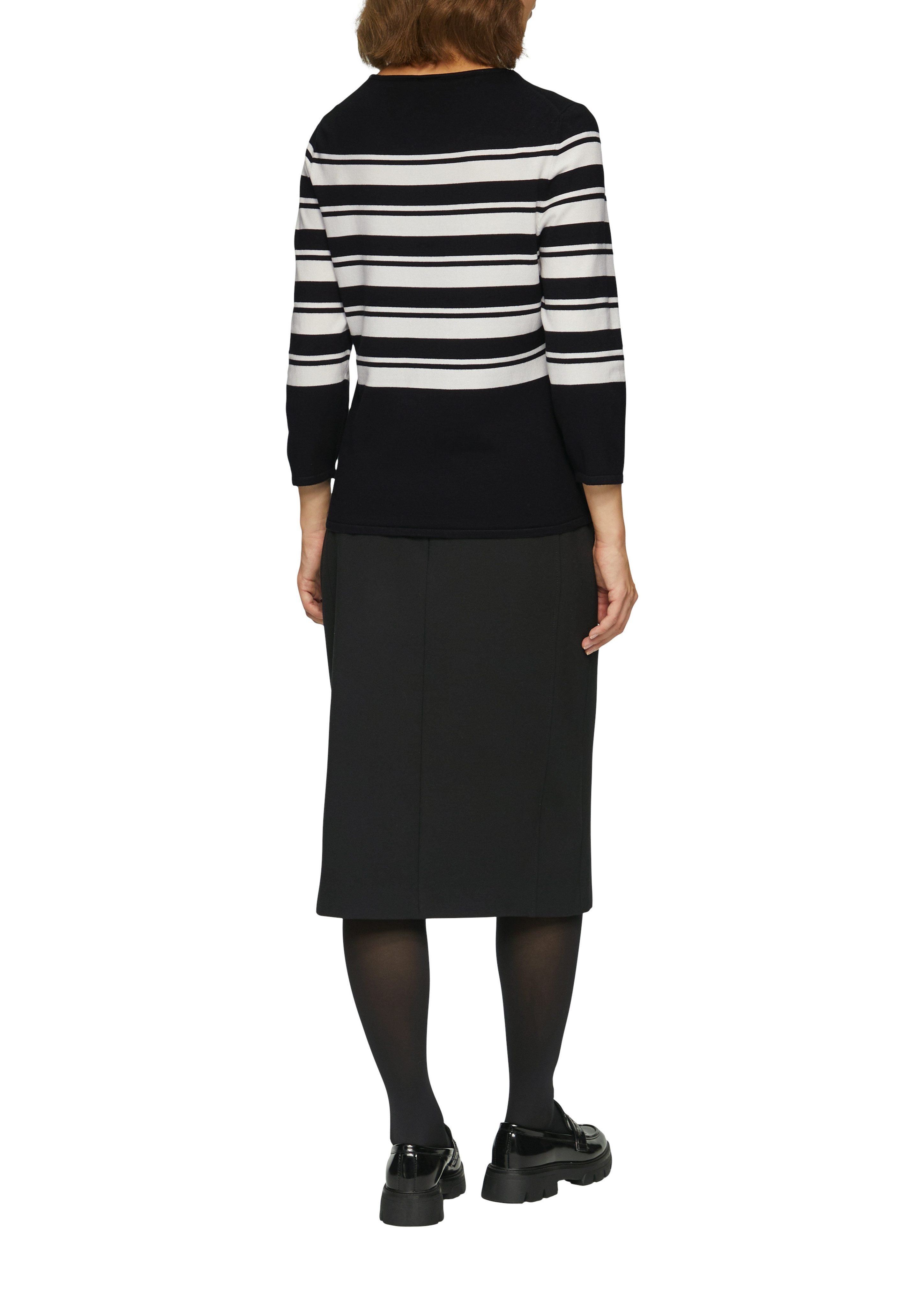 s.Oliver BLACK LABEL Gestreepte trui met gestreept patroon