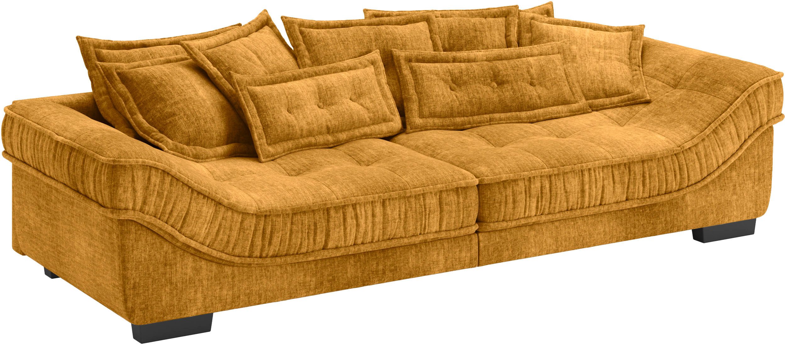 Mr. Couch Megabank Diwan II DuraFlex DuraFlex koudschuim bekleding, tot 140 kg, 4 bekledingskwaliteiten geel, xxl banken