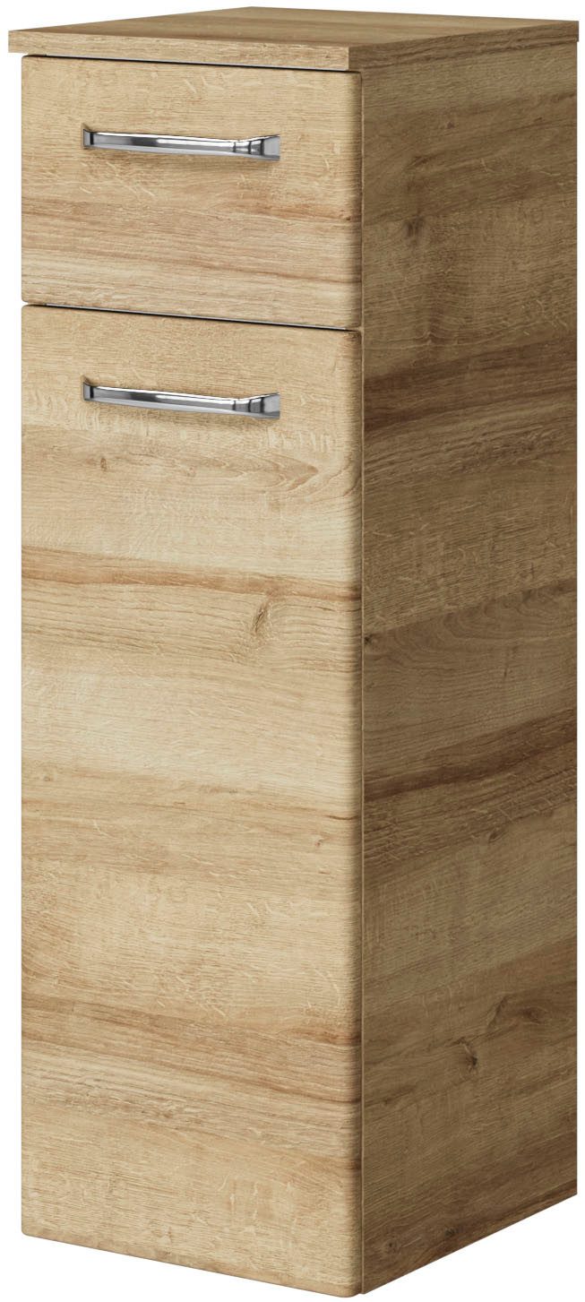 Saphir Badmeubelset Trentino 2-delig keramische wasbak, spiegelkast met LED-lamp Badkamermeubel-set 79cm breed, incl. deurdemper, 3 deuren, 2 lades (3 stuks)