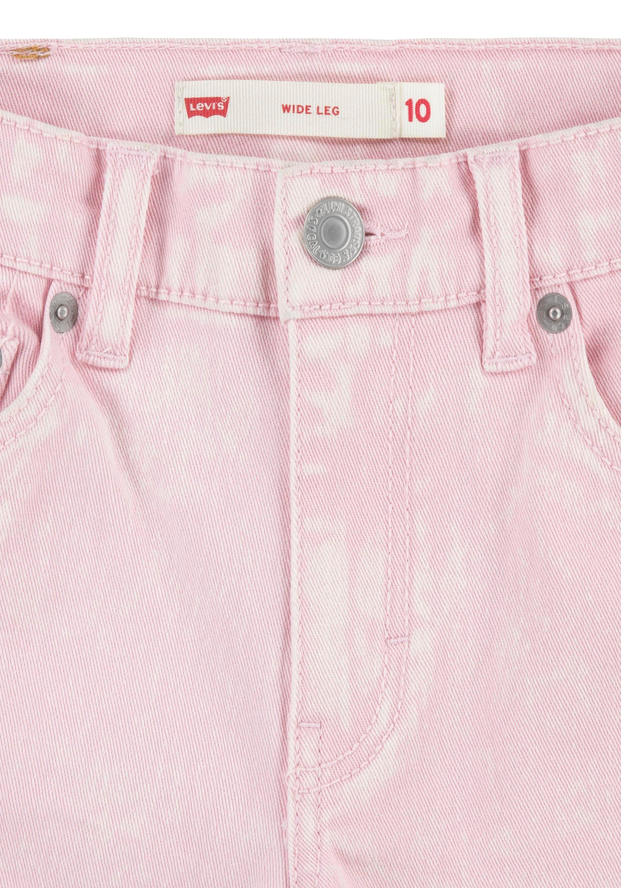 Levi's Kidswear 5-pocket jeans STRETCH TWILL WIDE LEG voor meisjes, met wijde pijpen