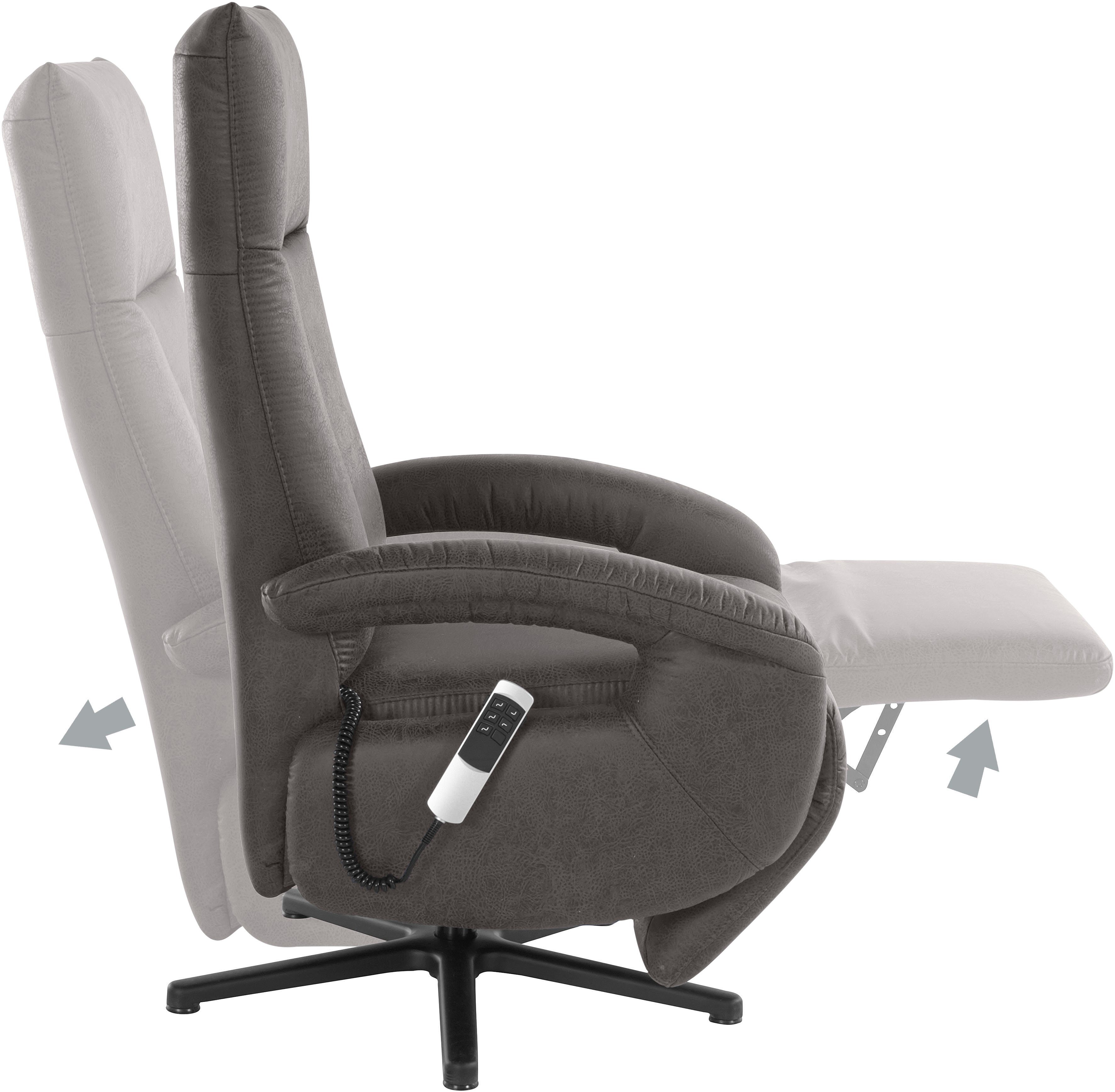 sit&more Relaxfauteuil Tycoon naar keuze handmatig, met twee motoren of met accu of met 2 motoren