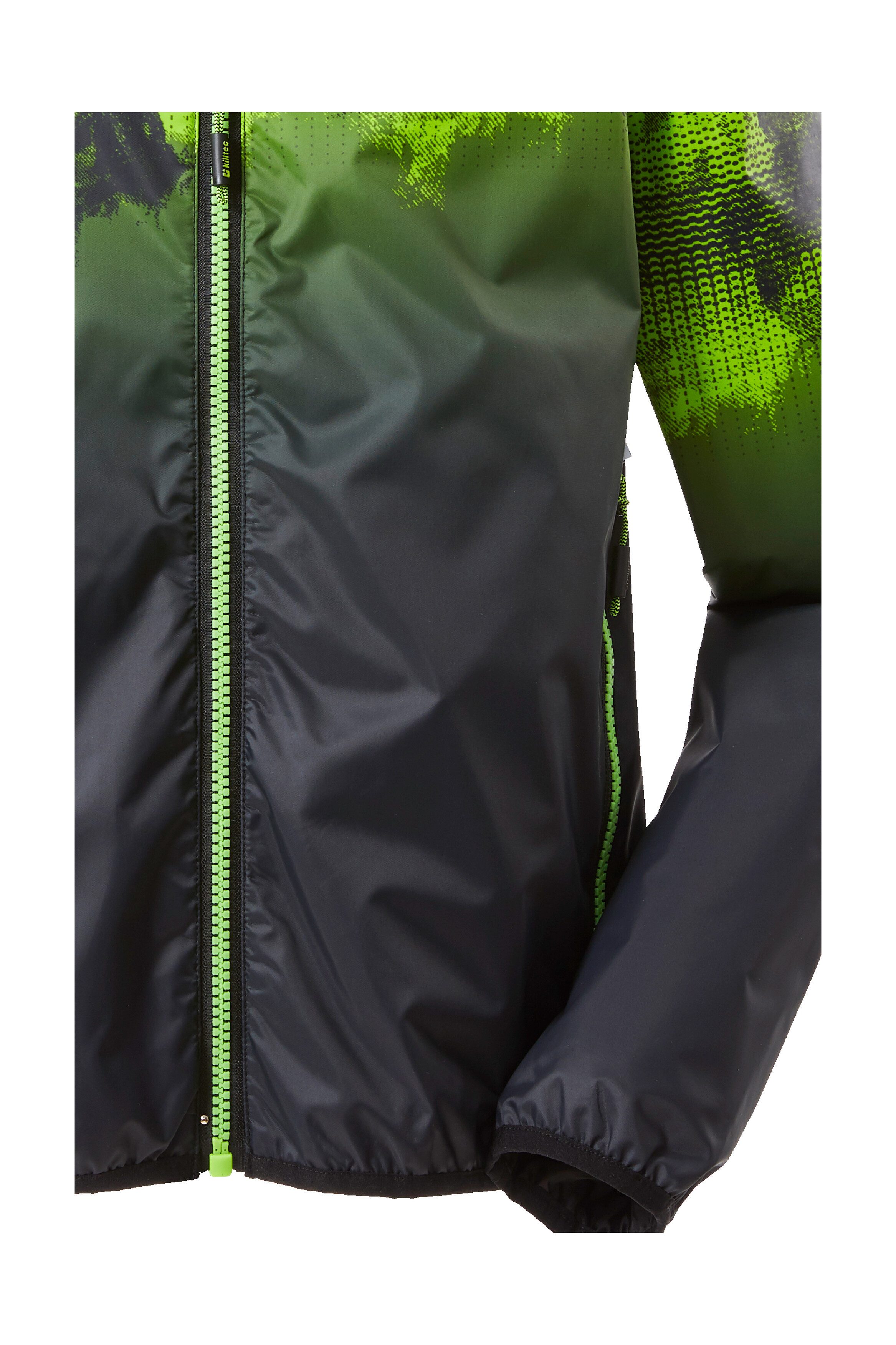Killtec Outdoorjack Lyse BYS JCKT B Lichte, waterdichte kinderjas, klein opvouwbaar, cool patroon