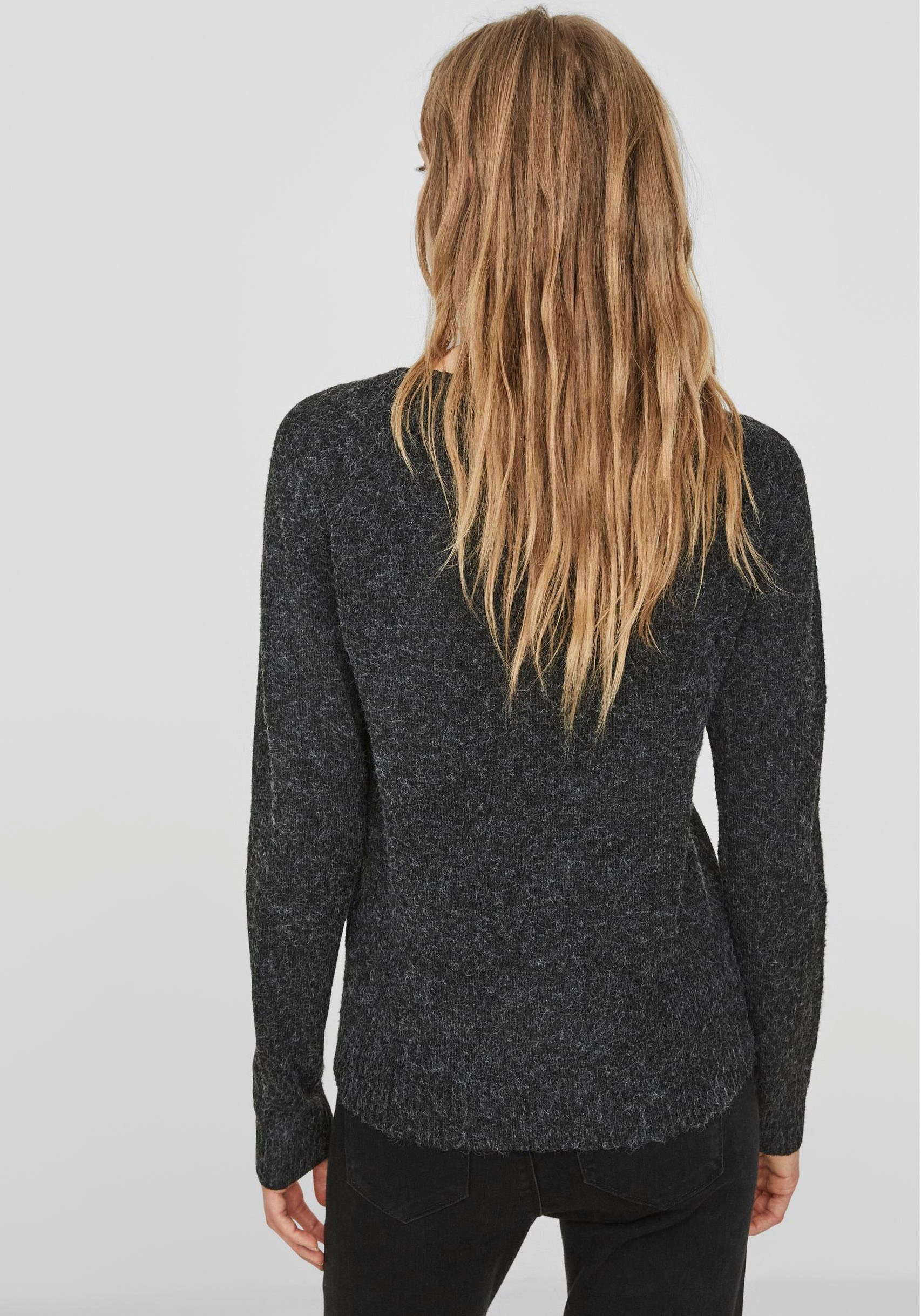 Vero Moda Trui met ronde hals VMDOFFY in gemêleerde look