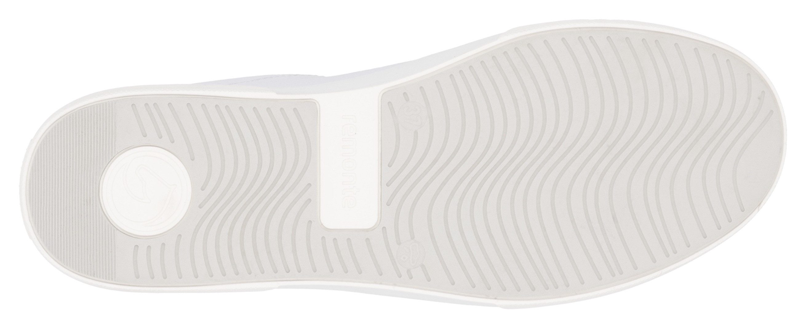 Remonte Plateausneakers , veterschoen, vrijetijdsschoen, lage schoen met contrastafwerking