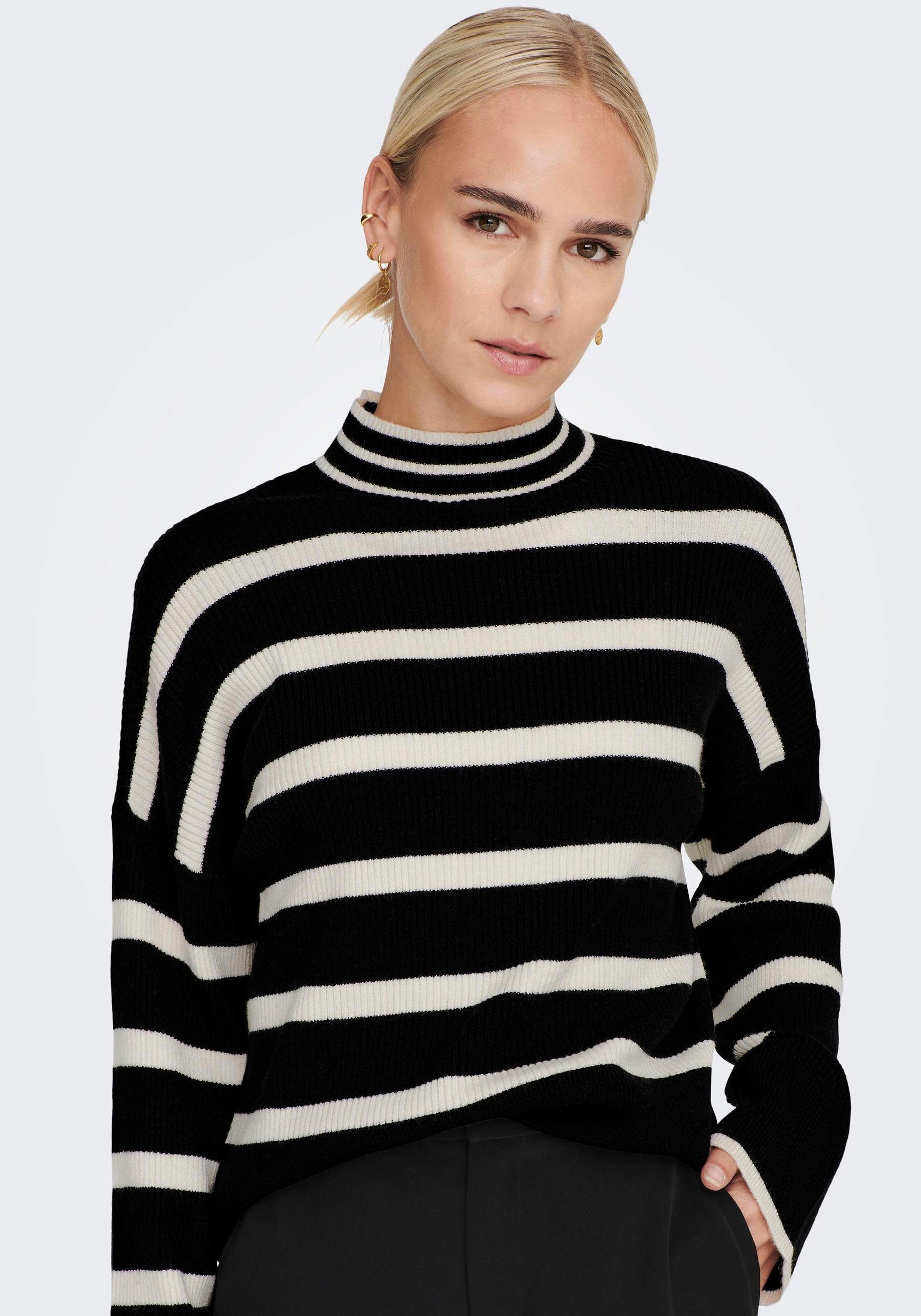 Only Trui met staande kraag ONLIBI L/S HIGNECK PULLOVER