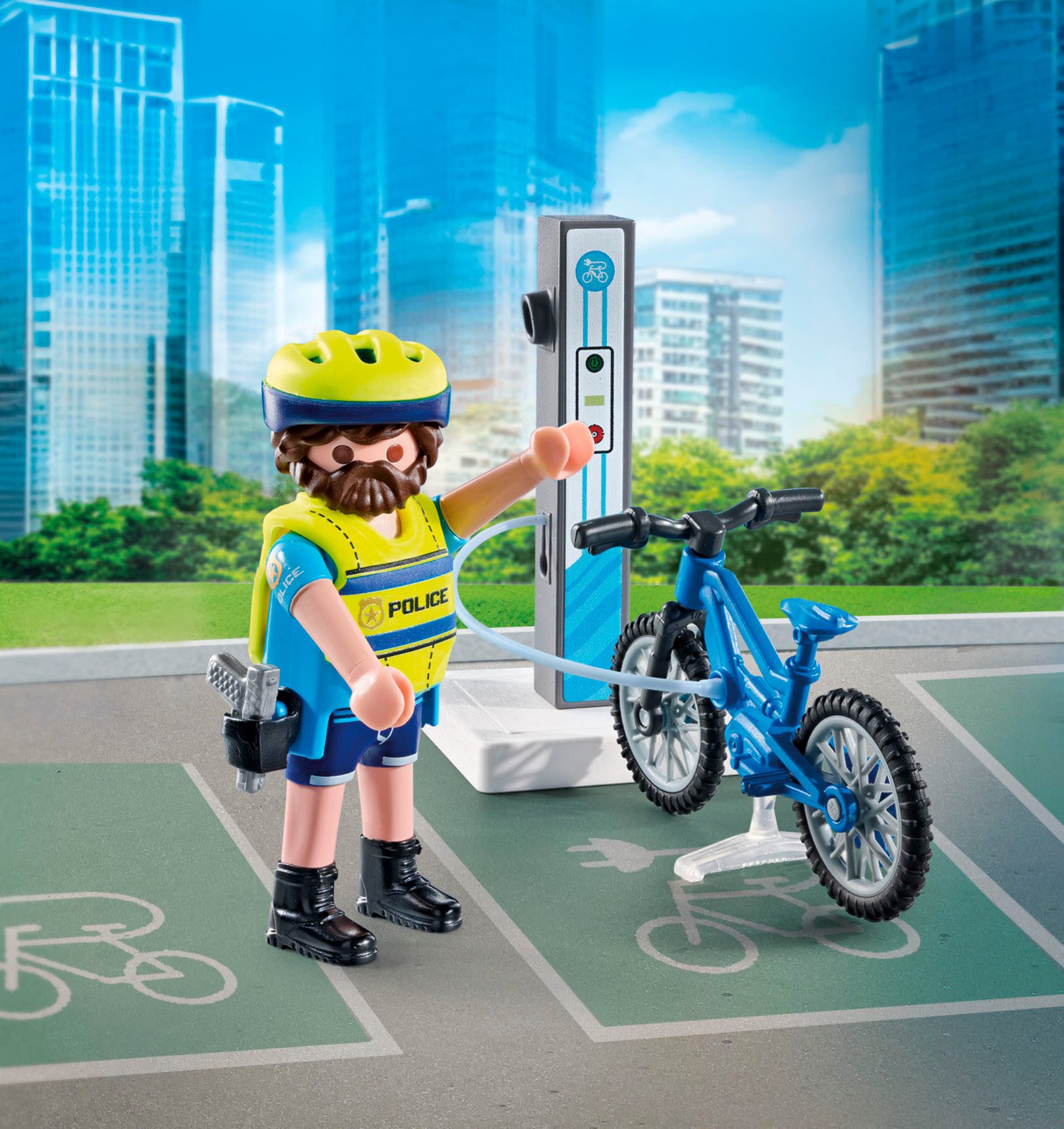 Playmobil® Constructie-speelset Polizei Fahrradstreife (71732), Playmobil Action Heroes (15-delig)