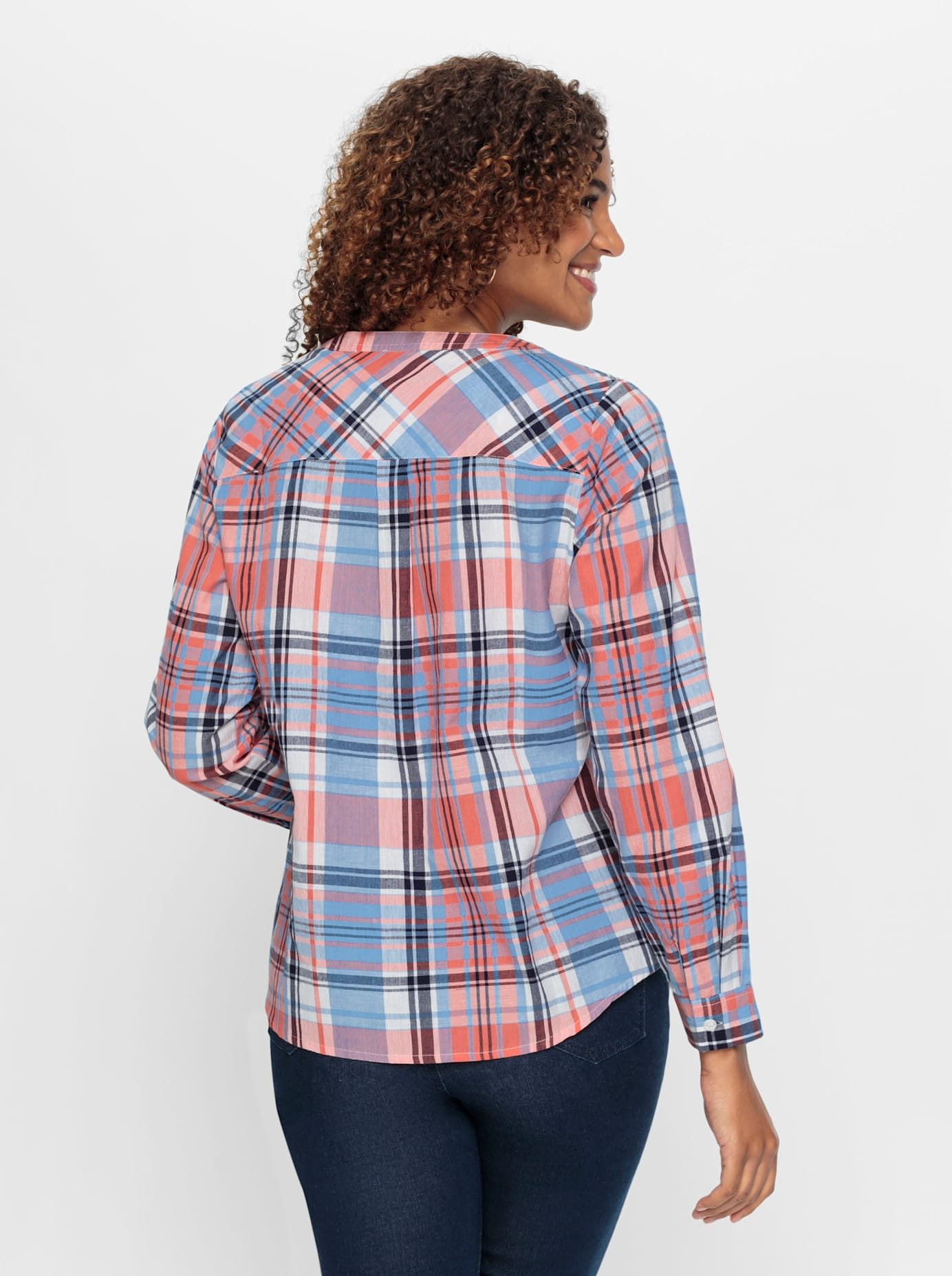 Casual Looks Geruite blouse