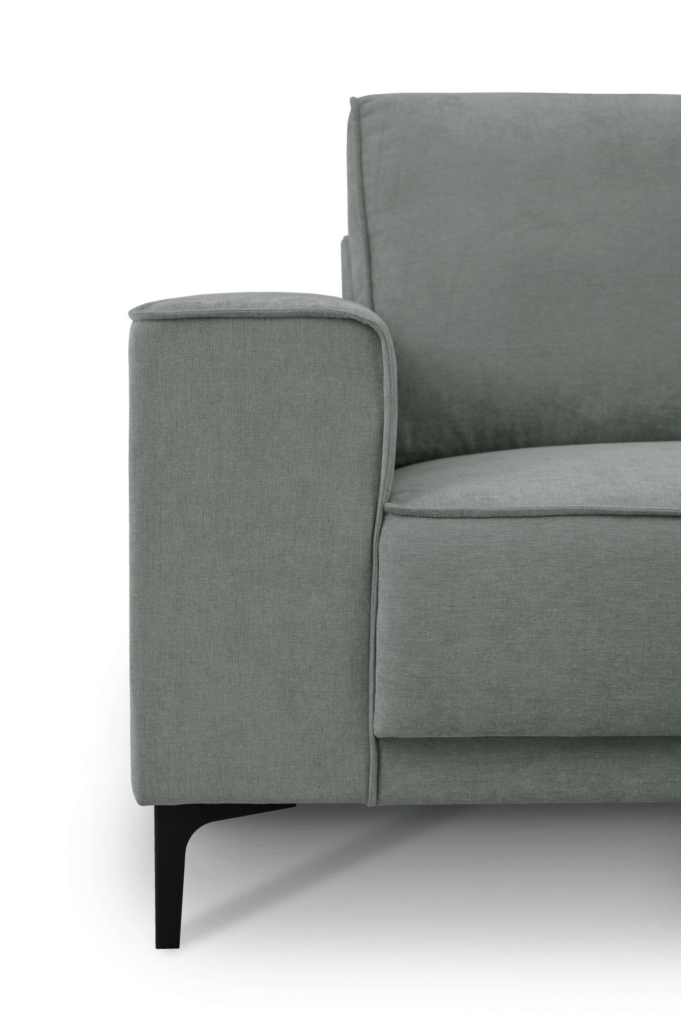 Places of Style Hoekbank Oland, structuur, platweefsel, luxe microvezel, bouclé