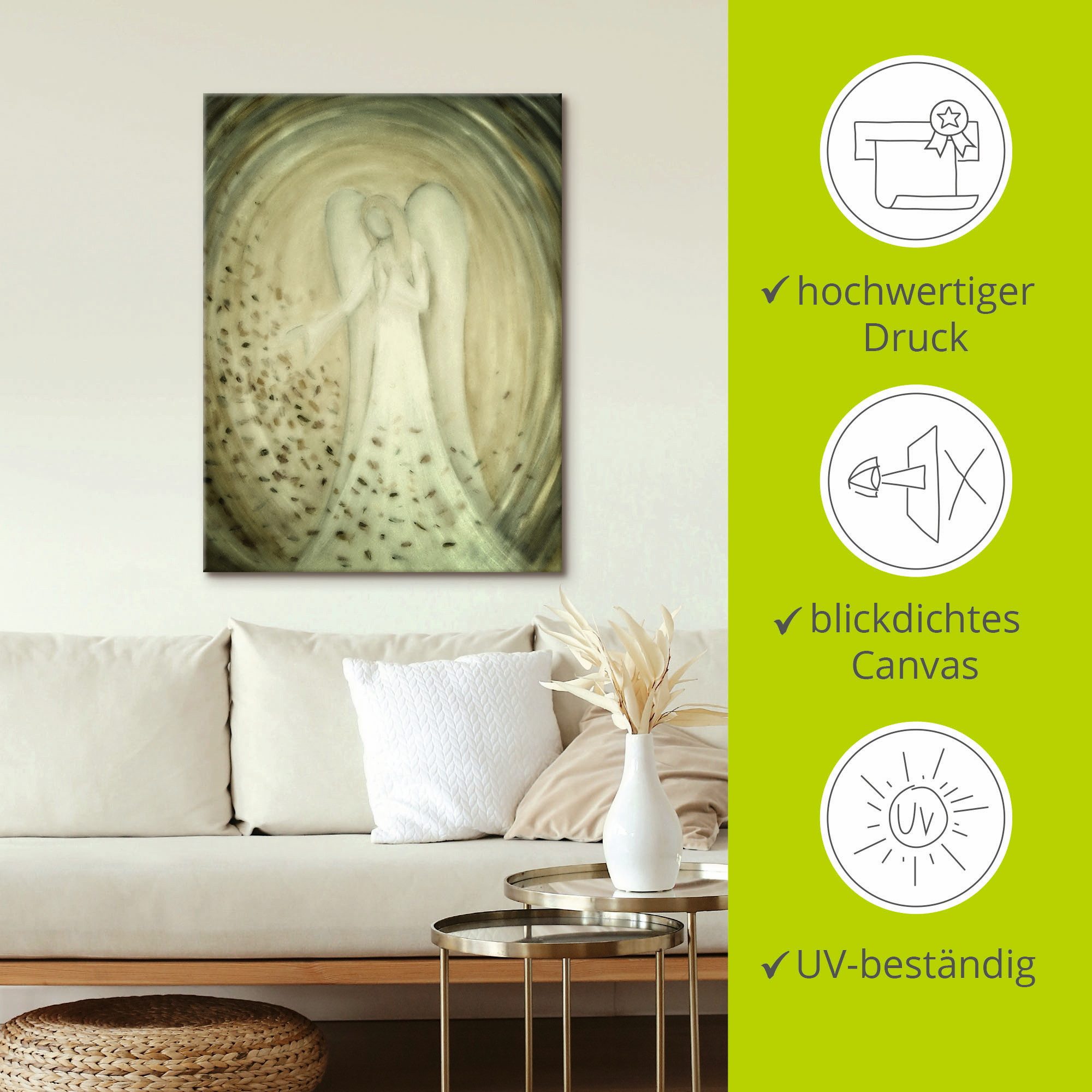 Artland Artprint Engelbeeld II als artprint op linnen, poster in verschillende formaten maten