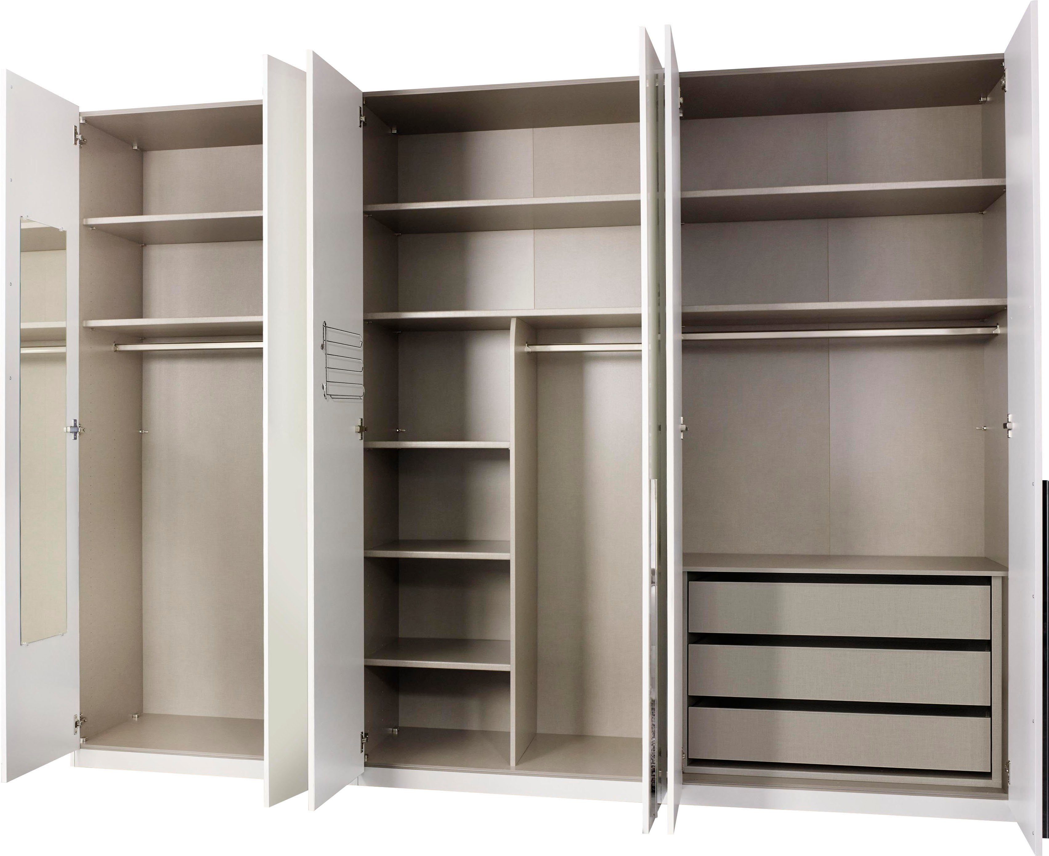 rauch Draaideurkast Montclar Passe-partout optioneel met verlichting, incl. vele accessoires
