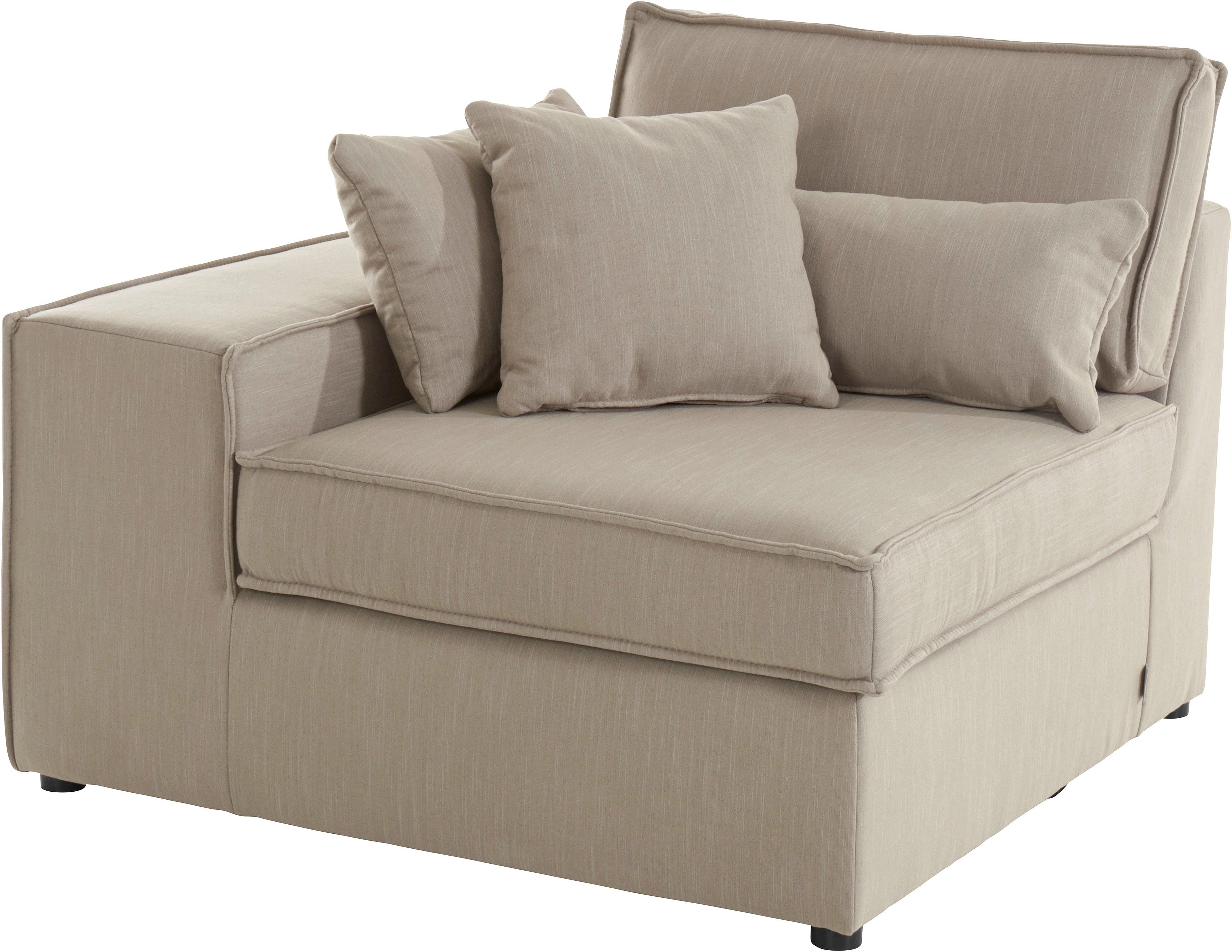 RAUM.ID Sofaelement Florid als deel van een modulaire bank, stevig zitcomfort, ook in cord