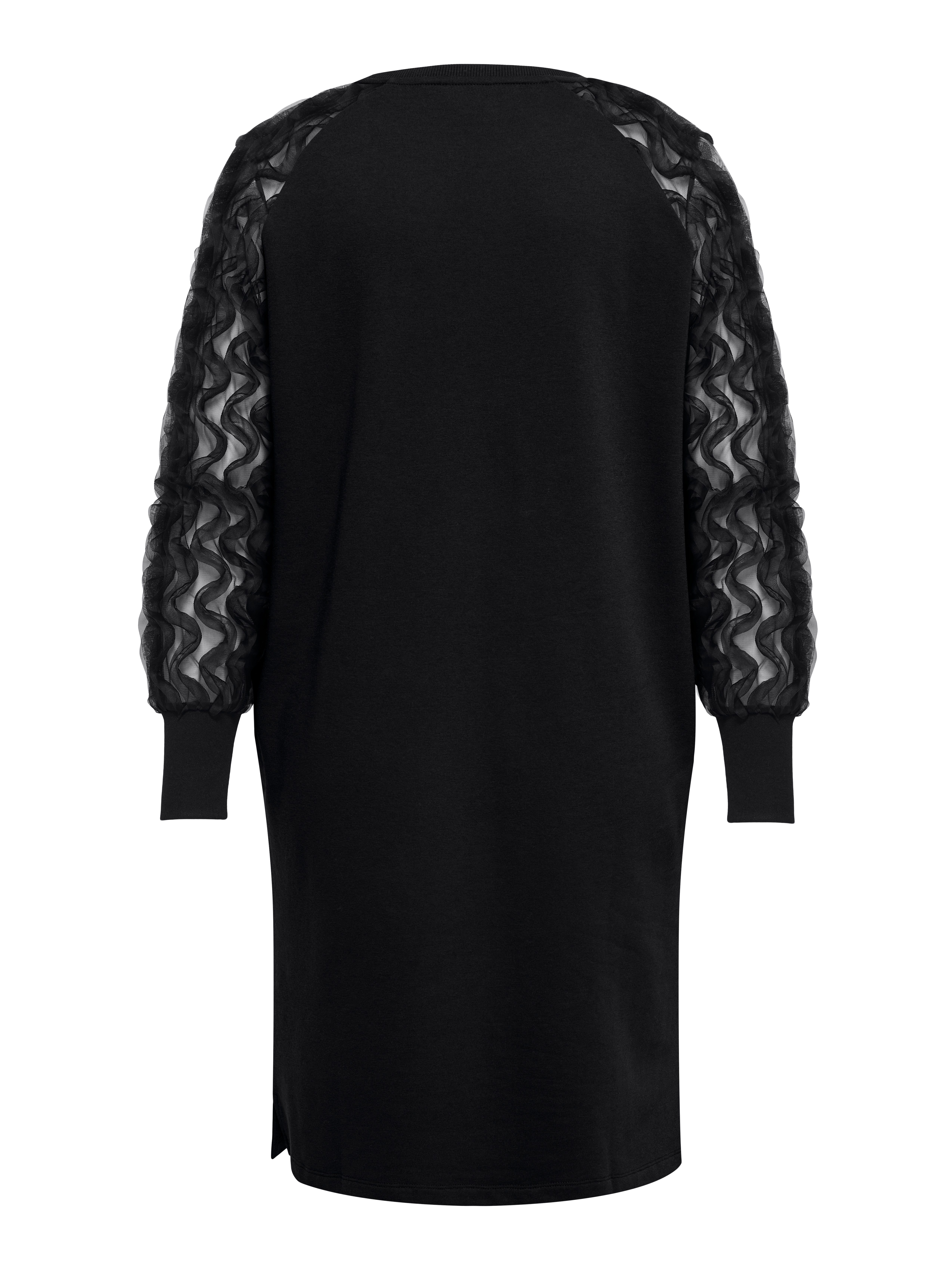 ONLY CARMAKOMA Mini-jurk CARAMIRA L/S O-NECK ABK DRESS JRS