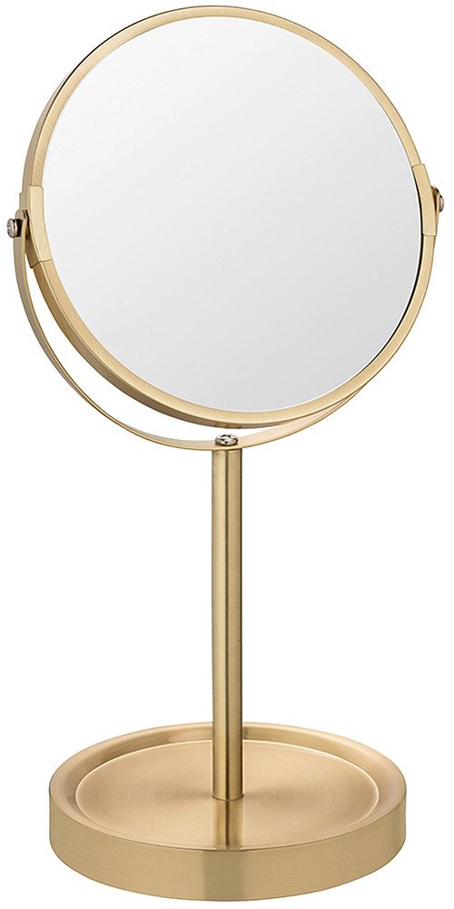 WENKO Verticale spiegel Modell Alata Cosmetic mirror met sieradenhouder, 1x en 3x vergroting, Ø17