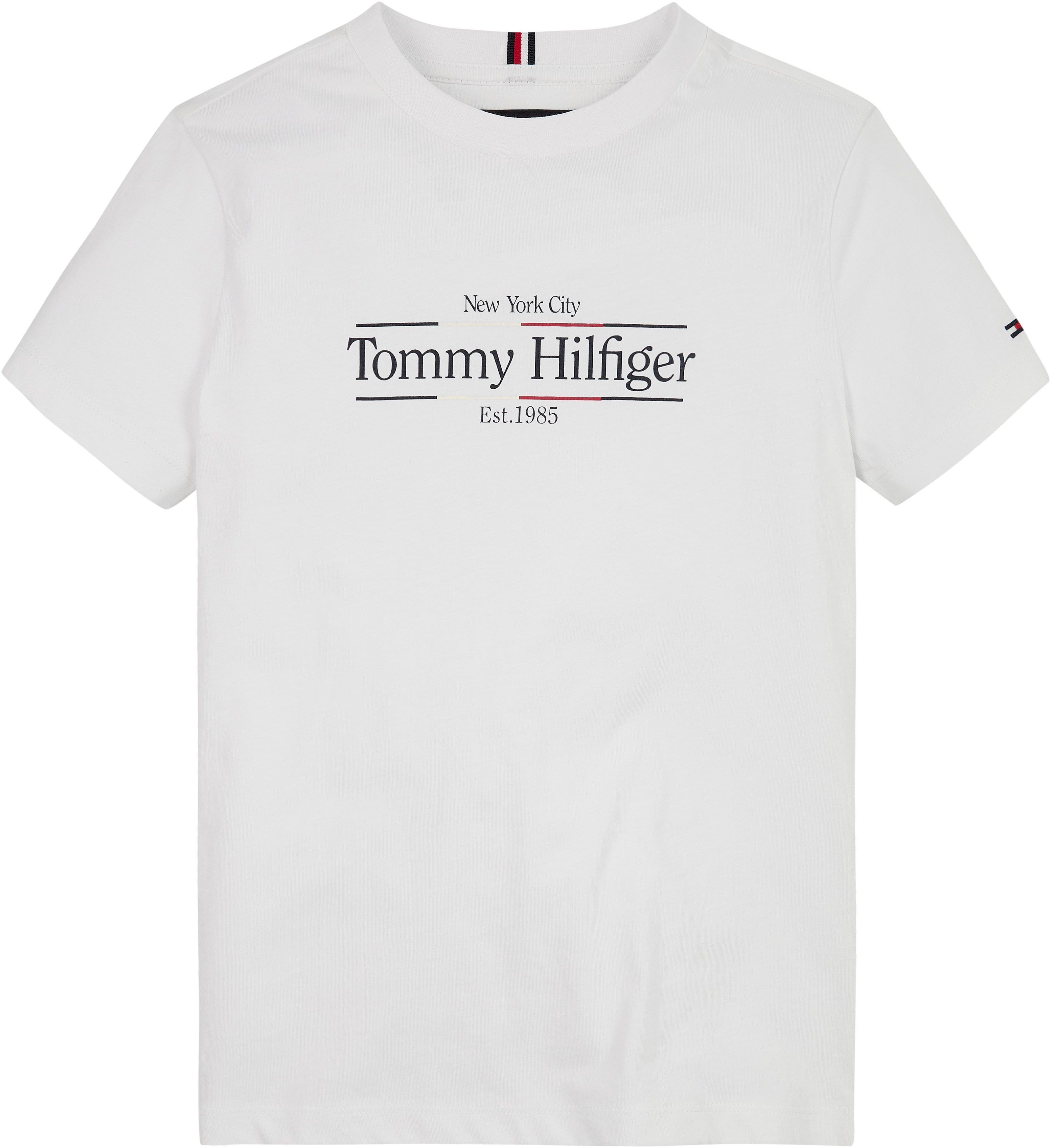 Tommy Hilfiger Shirt met korte mouwen ICON PRINT REGULAR TEE SS Kinderen tot 16 jaar met logo-opdruk