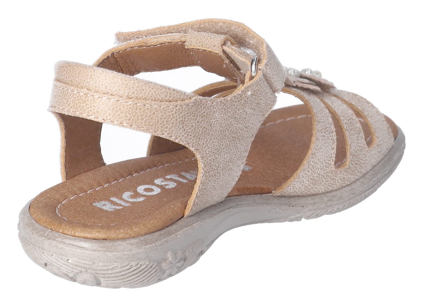 Ricosta Sandaaltjes , sandaal met klittenband, wms-systeem, leer, maat sjabloon te downloaden