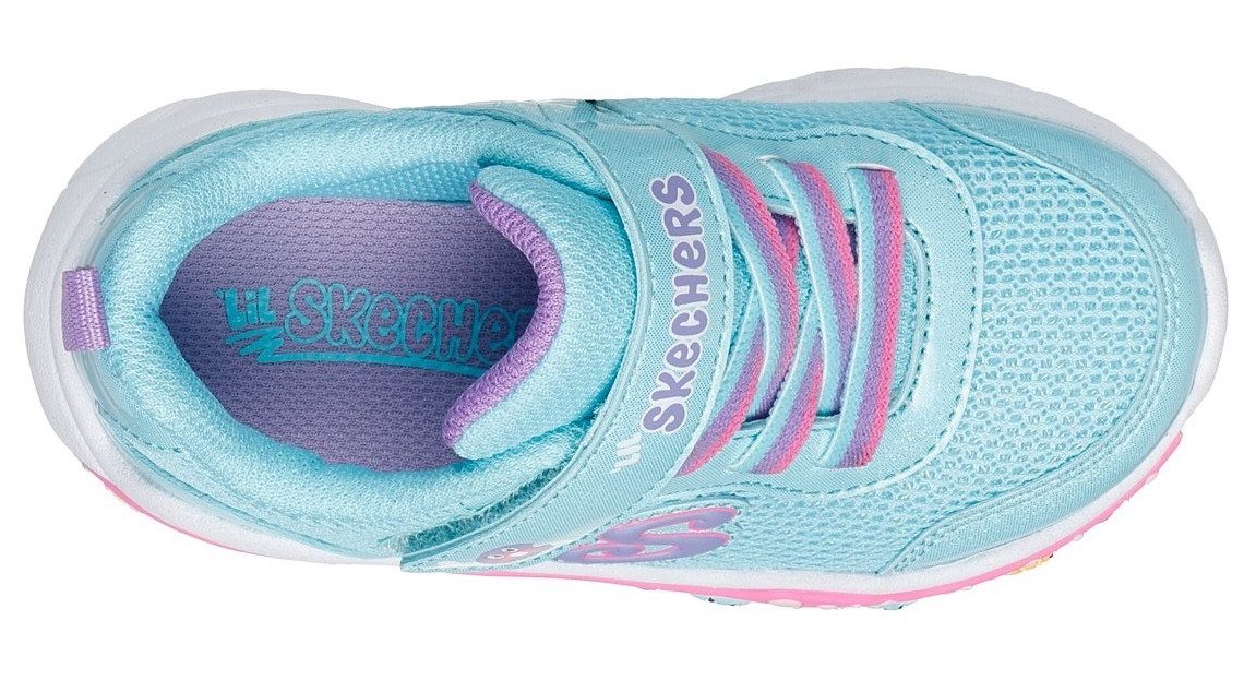 Skechers Babyschoentjes PLAY SCENE-FUN SQUAD , sneaker versierd met kleurrijke motieven, maat sjabloon te downloaden