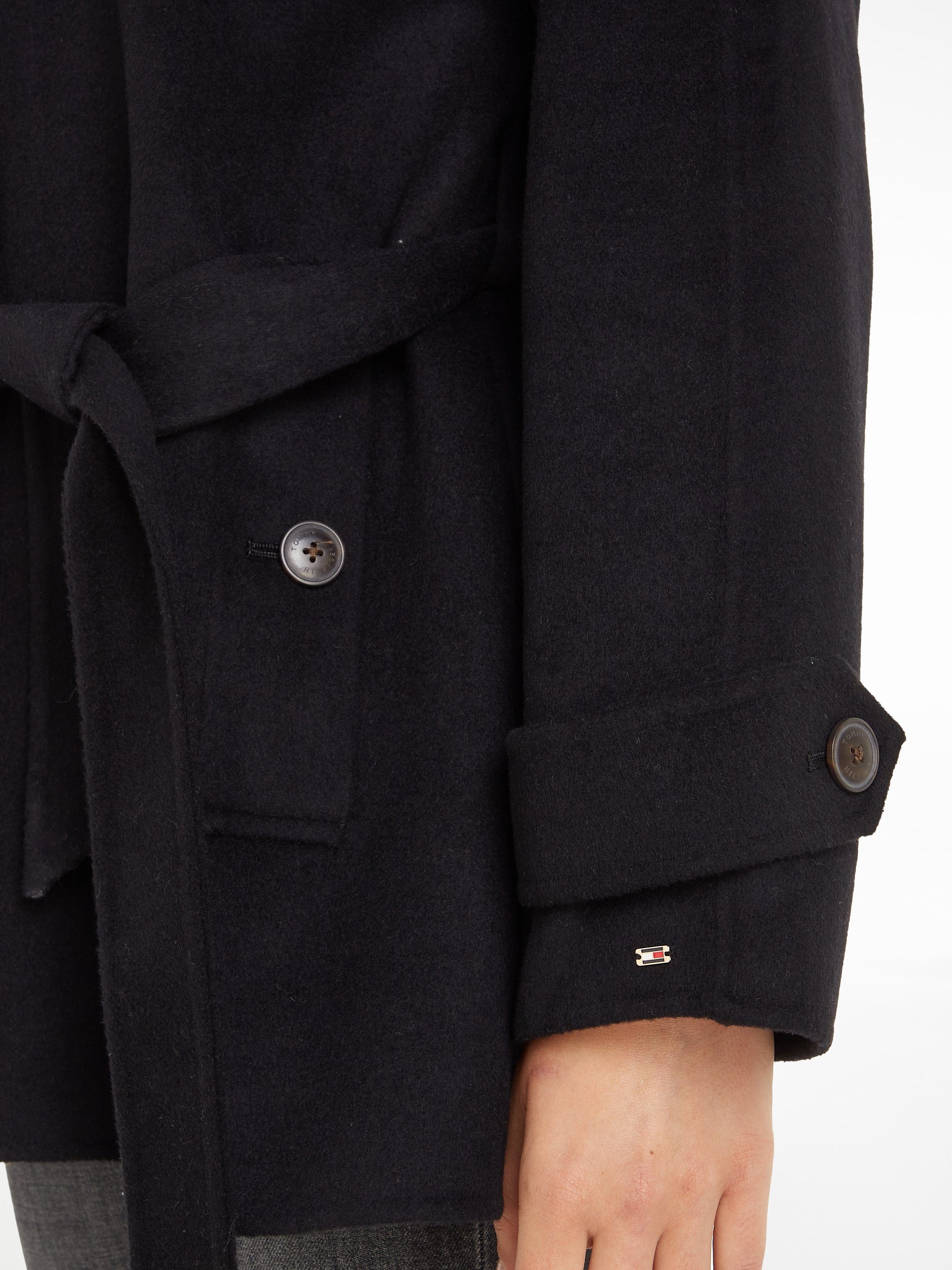 Tommy Hilfiger Korte jas DF WOOL BLEND SHORT TRENCH