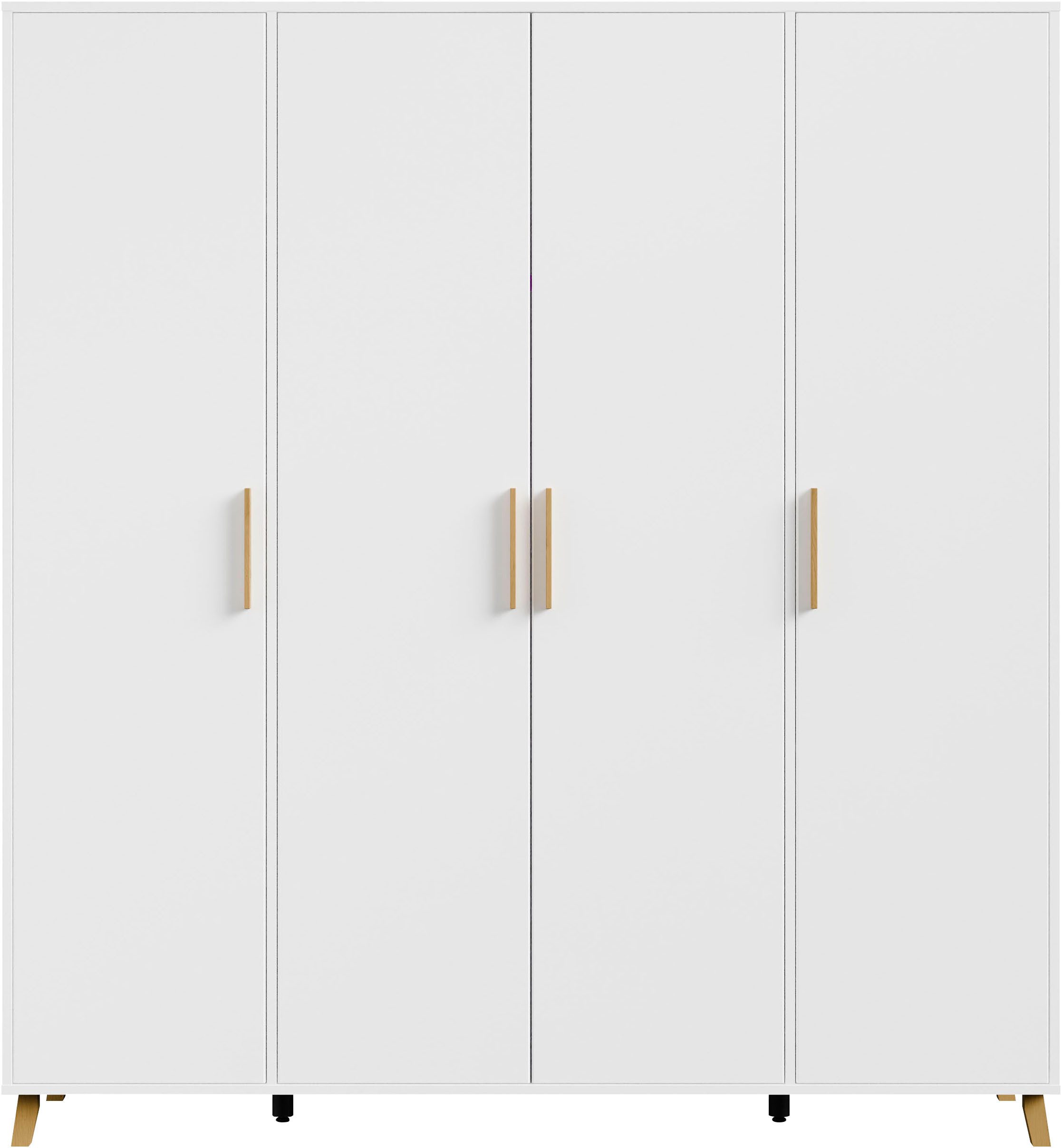 rauch Draaideurkast Kledingkast kast garderobe waskast SHINJO Grepen en voeten van massief hout, veel opbergruimte MADE IN GERMANY