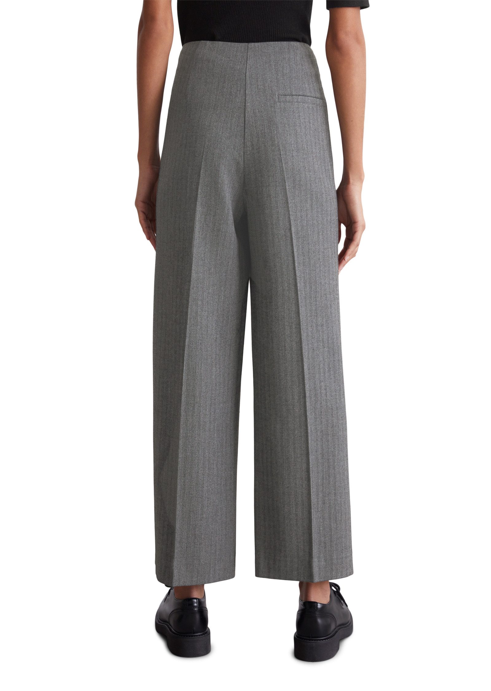 Marc O'Polo Culotte stijl met aangehechte band, zij-rits, insteekzakken