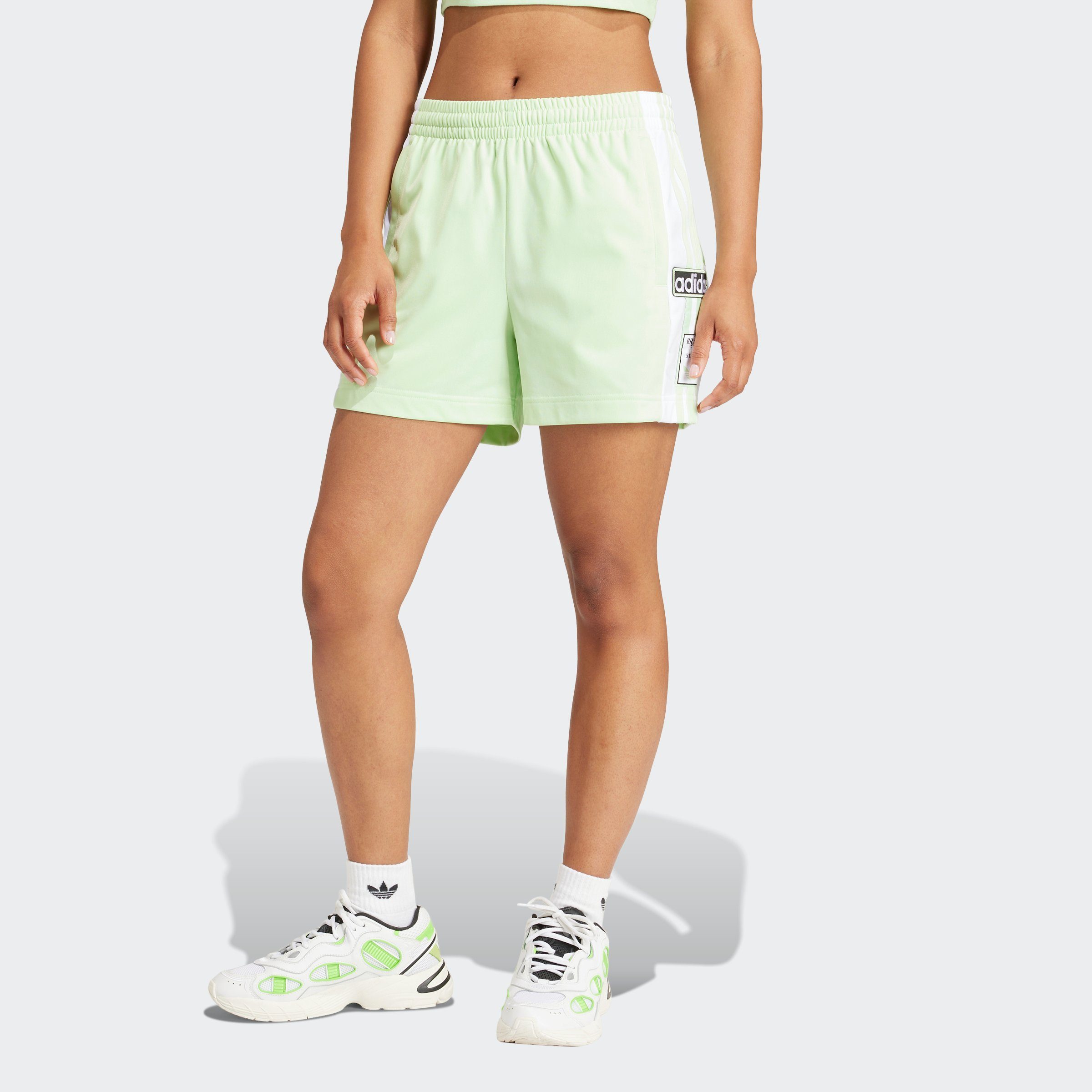 Adidas Originals Adicolor Adibreak Short Sportshorts semi green spark maat: XS beschikbare maaten:XS S M L