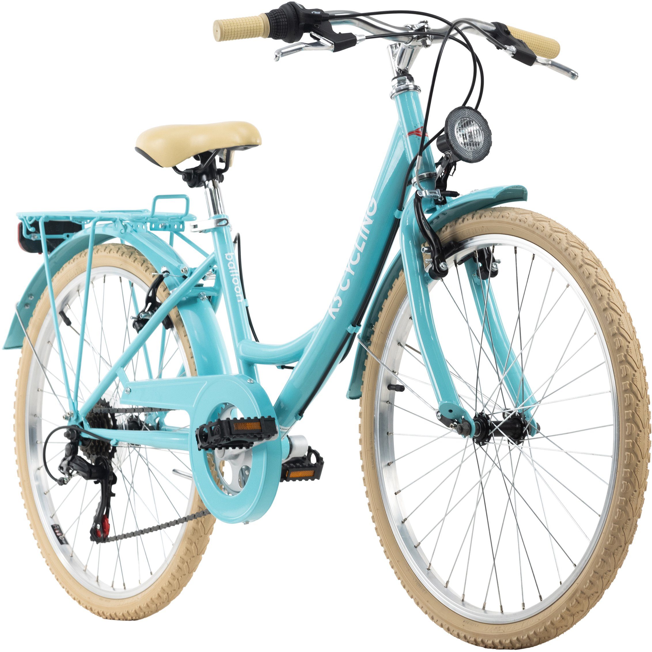 KS Cycling Tienerfiets BALLOON voor dames, kettingversnelling